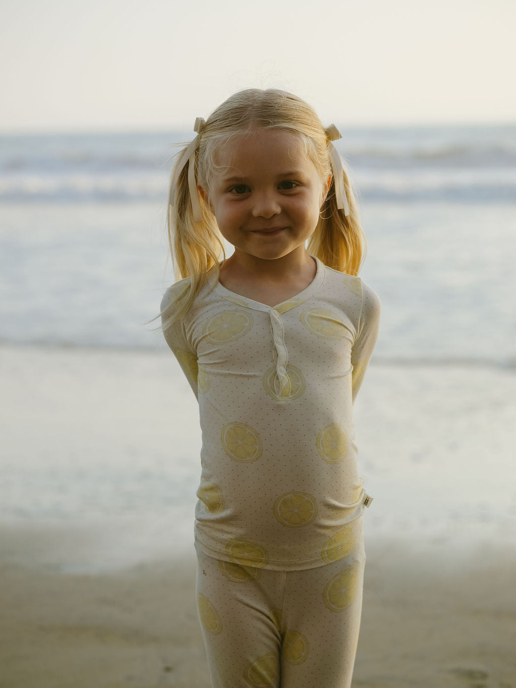 Bamboo Two Piece Pajamas | Lemon Drop