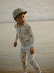 Bamboo Two Piece Pajamas | Palm Tree