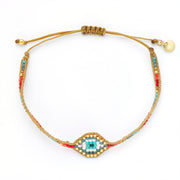Rainbow Miyuki Eye Bracelet