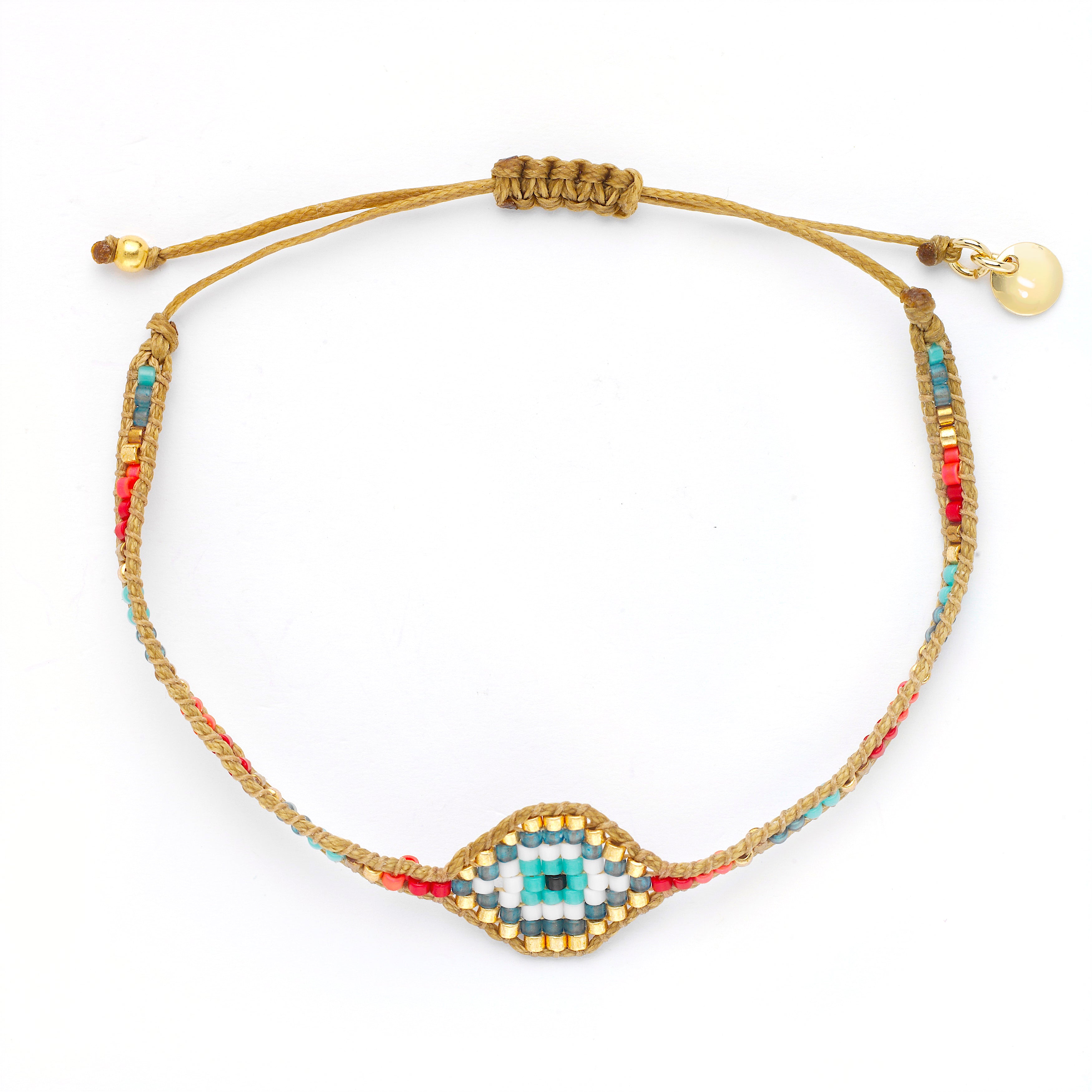 Rainbow Miyuki Eye Bracelet