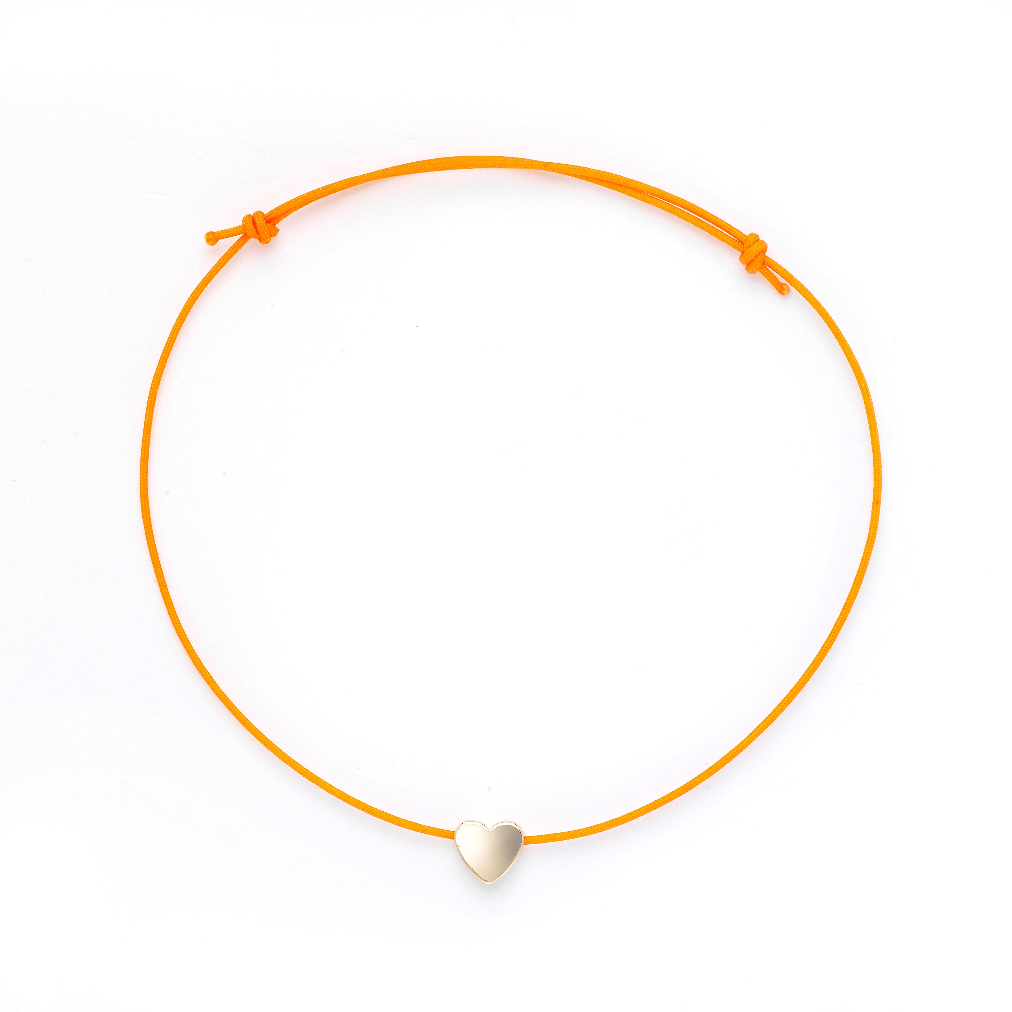 Gold Heart Hematite Charm Bracelet