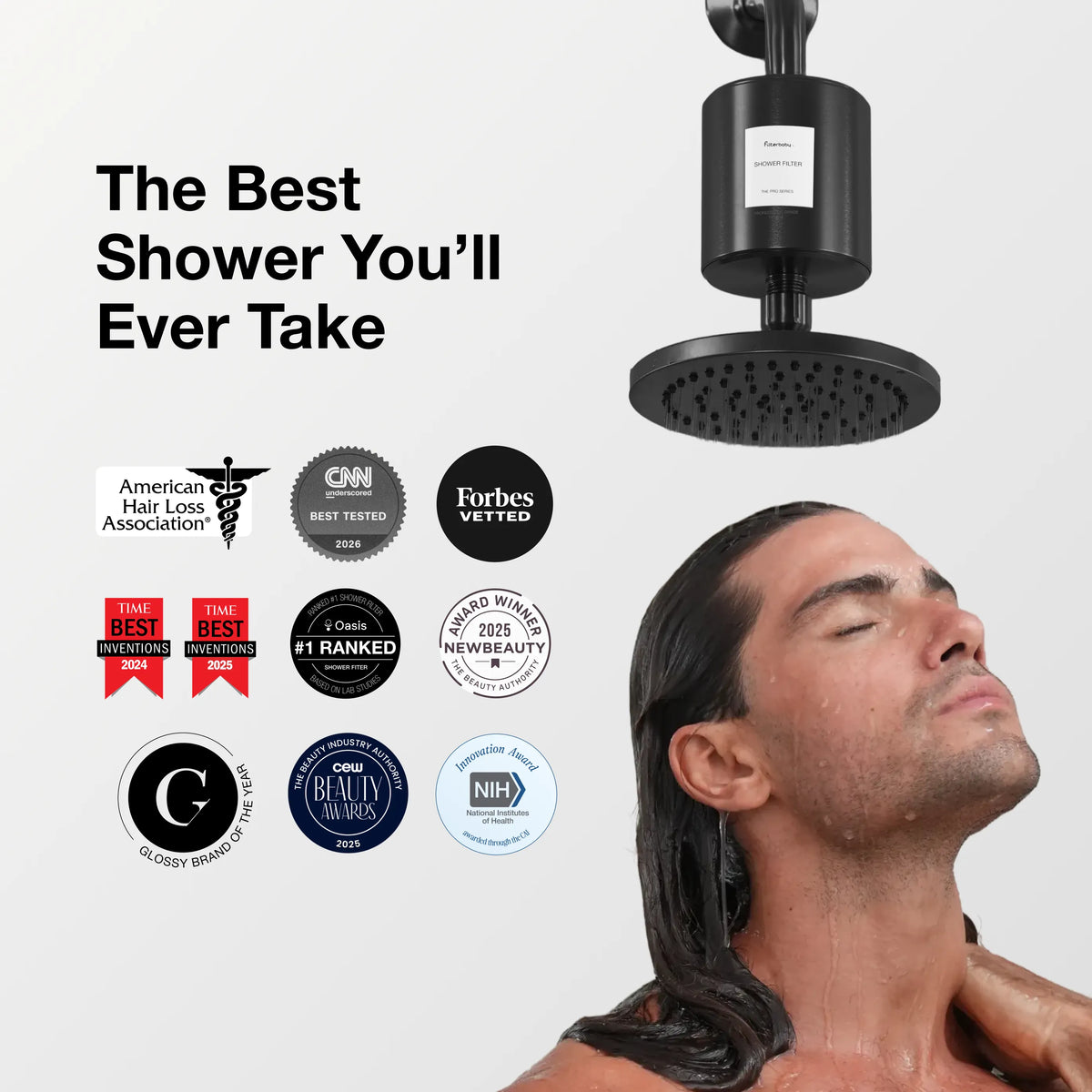 Filterbaby Pro Series Titanium Aluminum Shower Filter