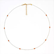Poppy Acqua Marine Necklace