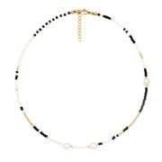 Elektra Pearl Beaded Choker