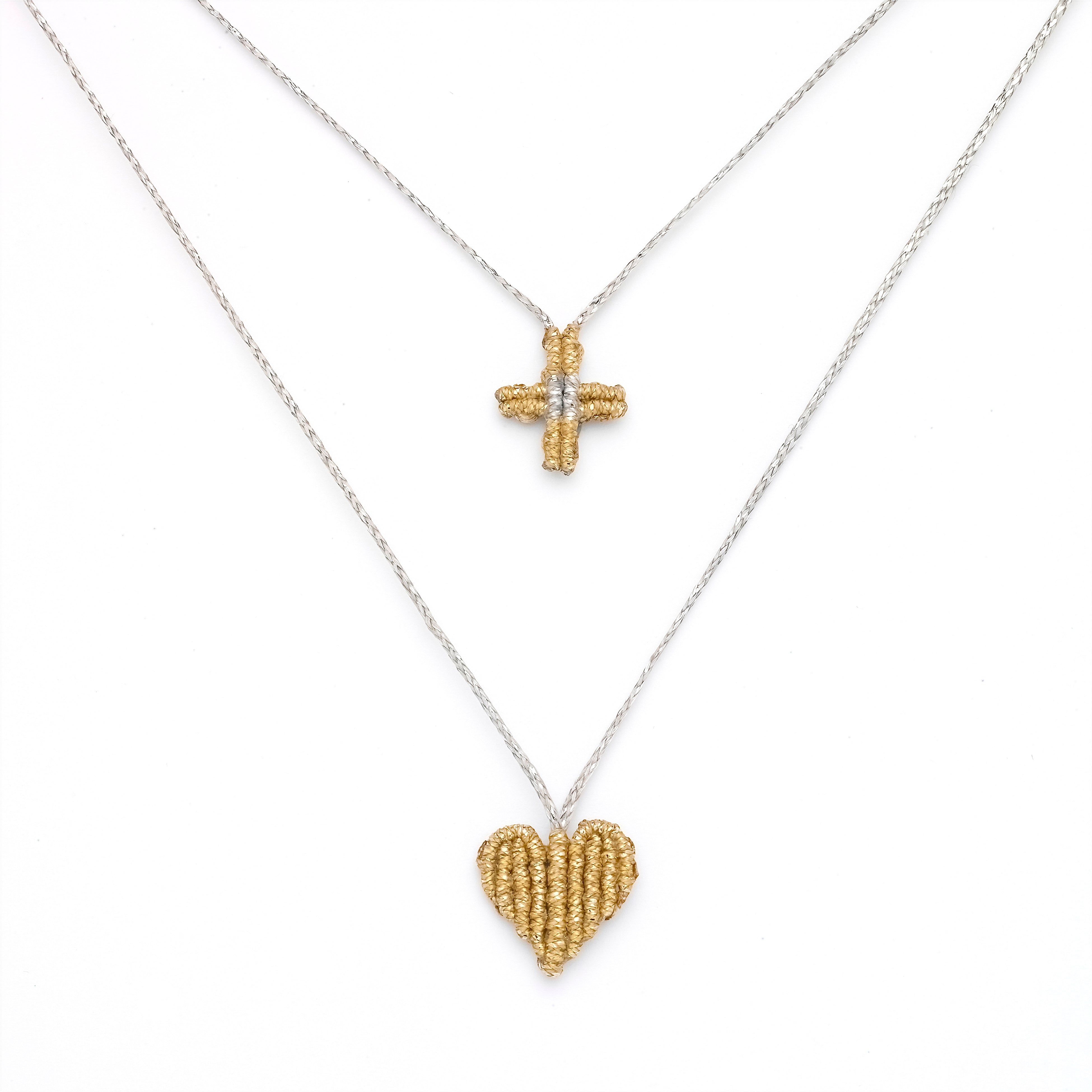 Stacy Metallic Scapular Necklace