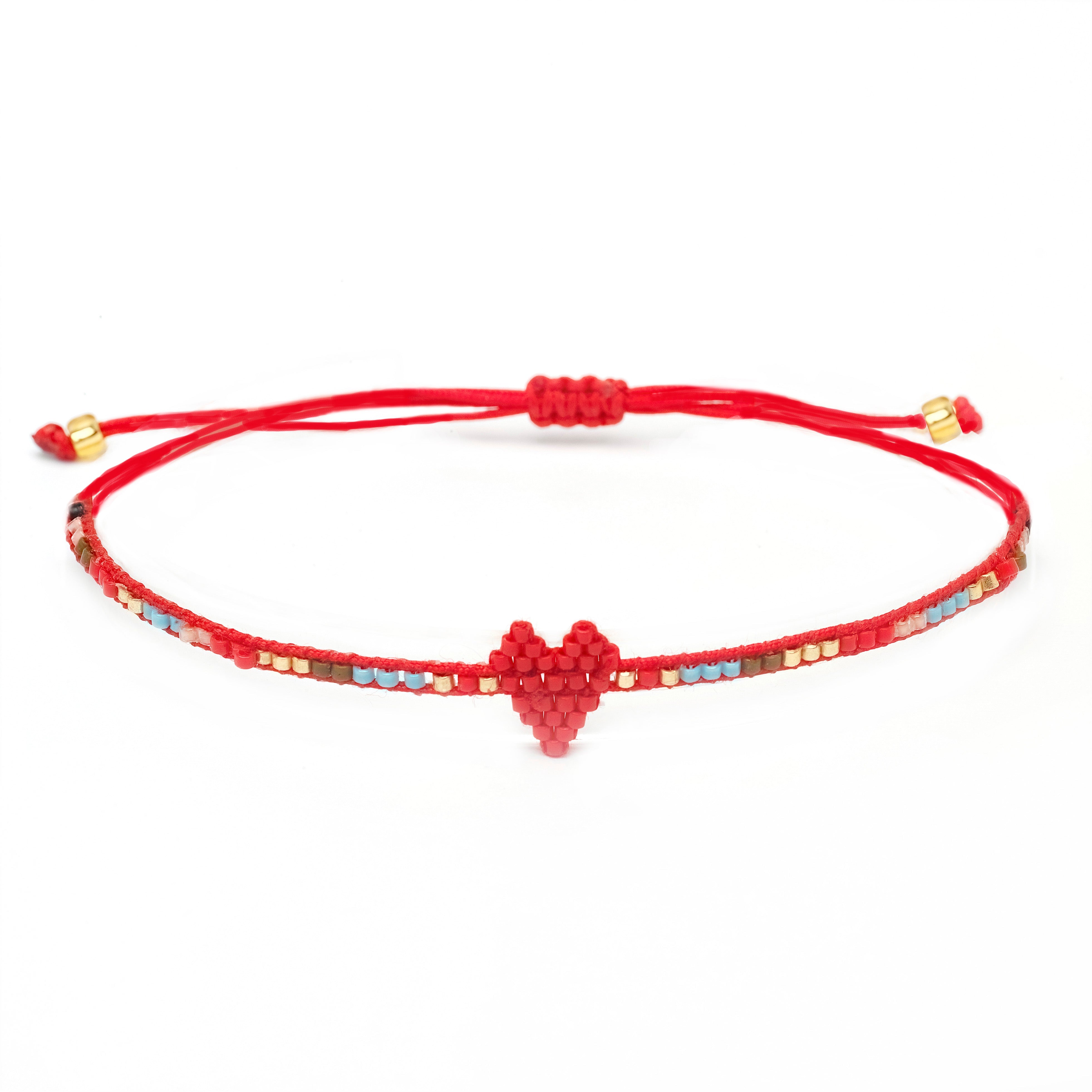 Miyuki Heart Bracelet