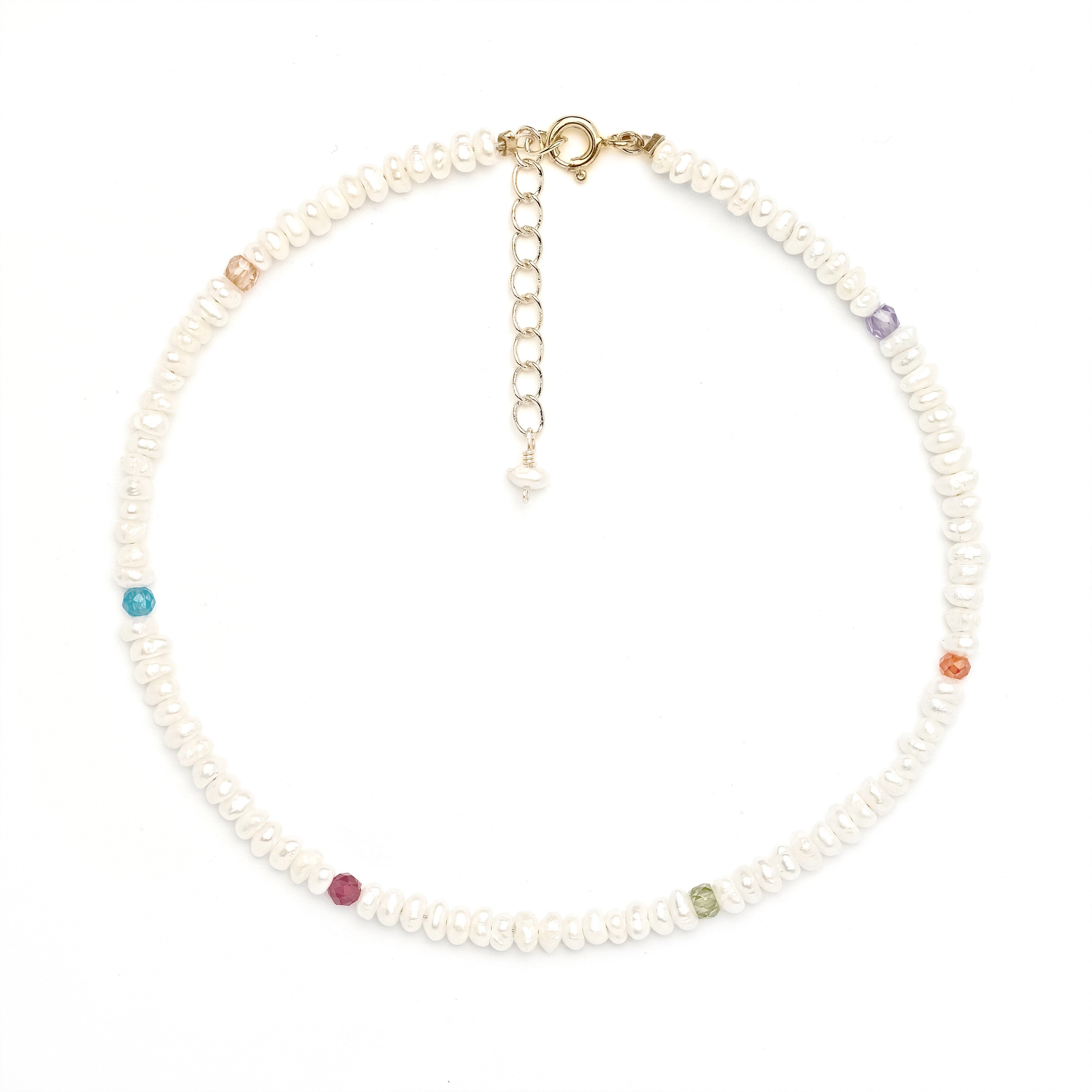 Viola Pearl Anklet