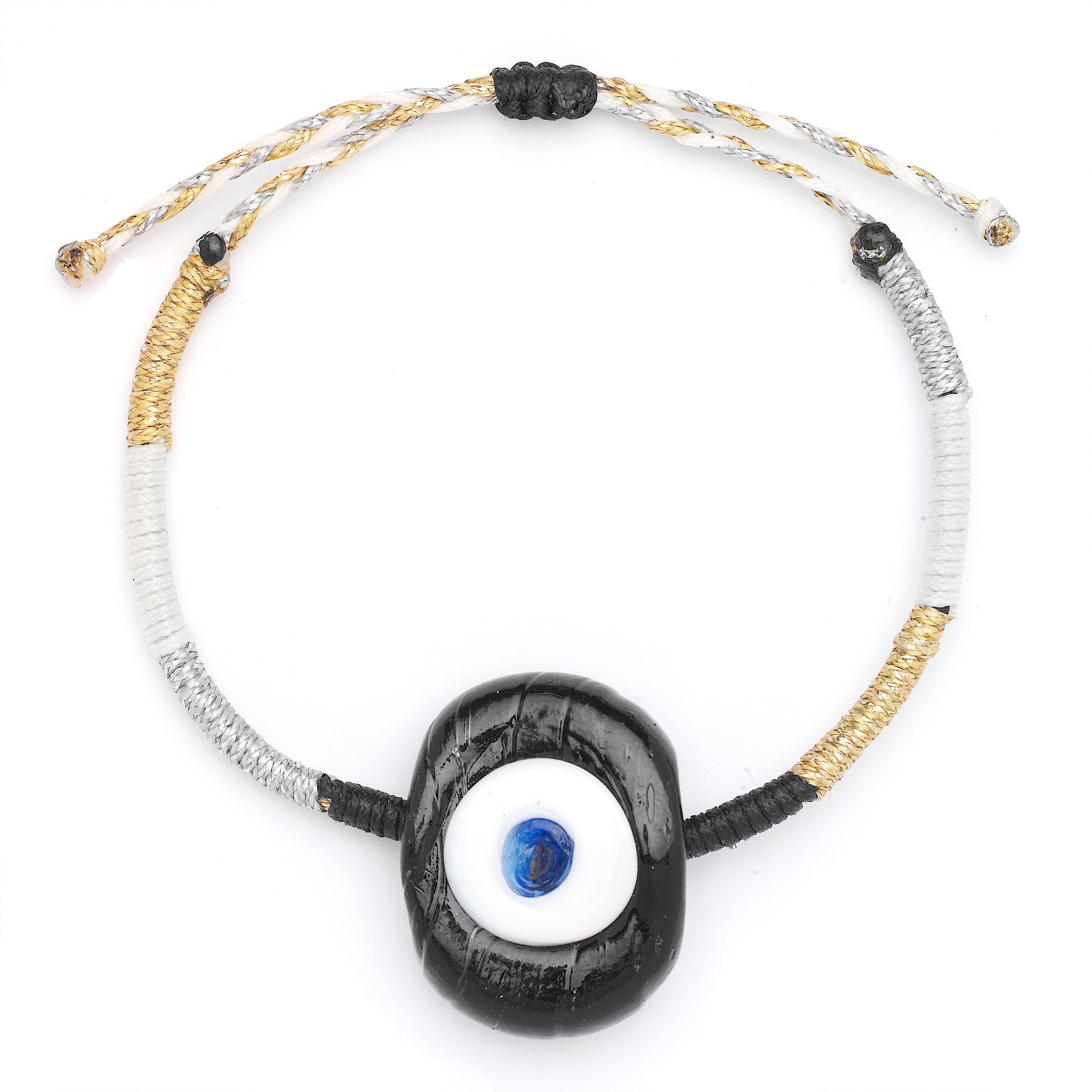 Zoë Ceramic Evil Eye Bracelet
