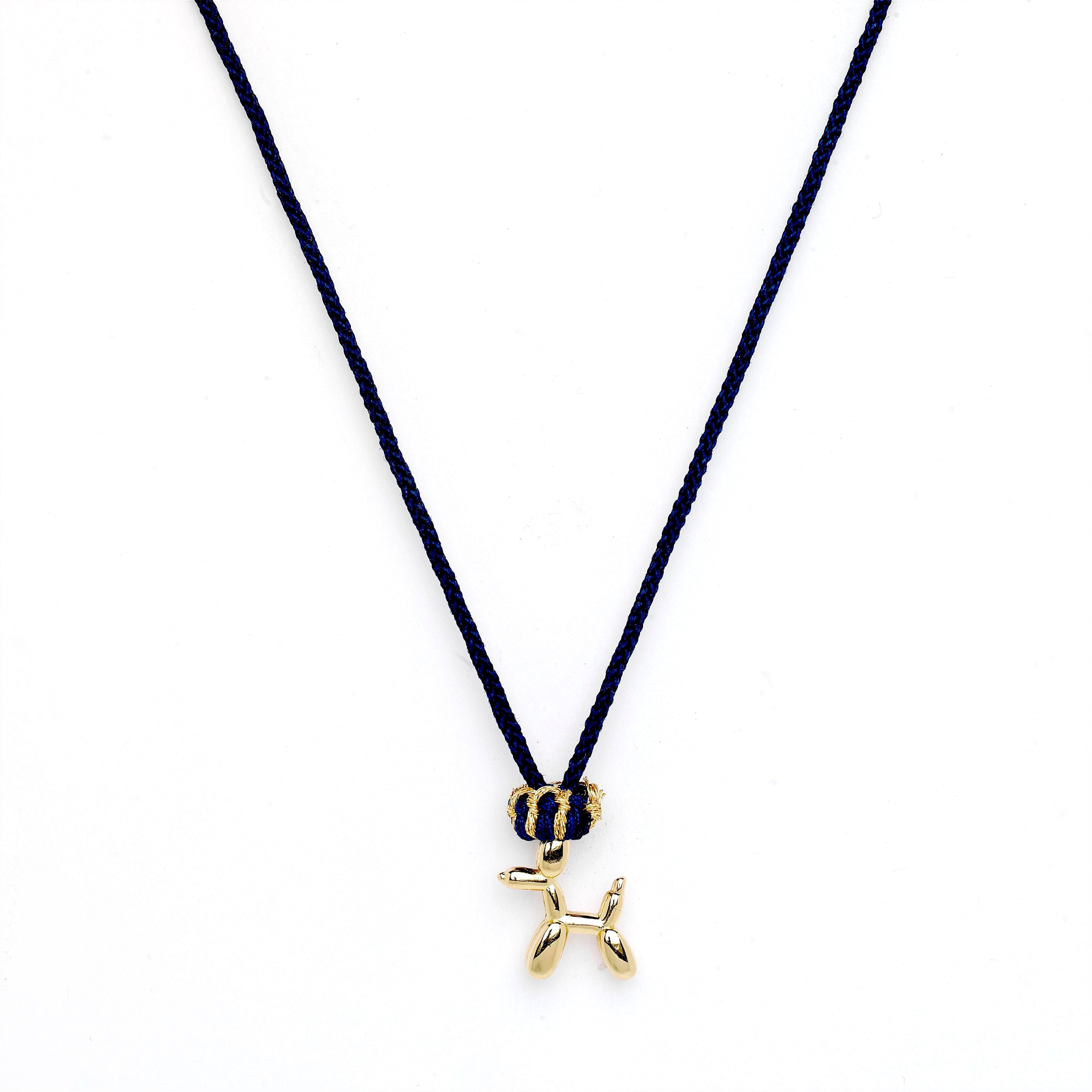 Gold Poodle Necklace