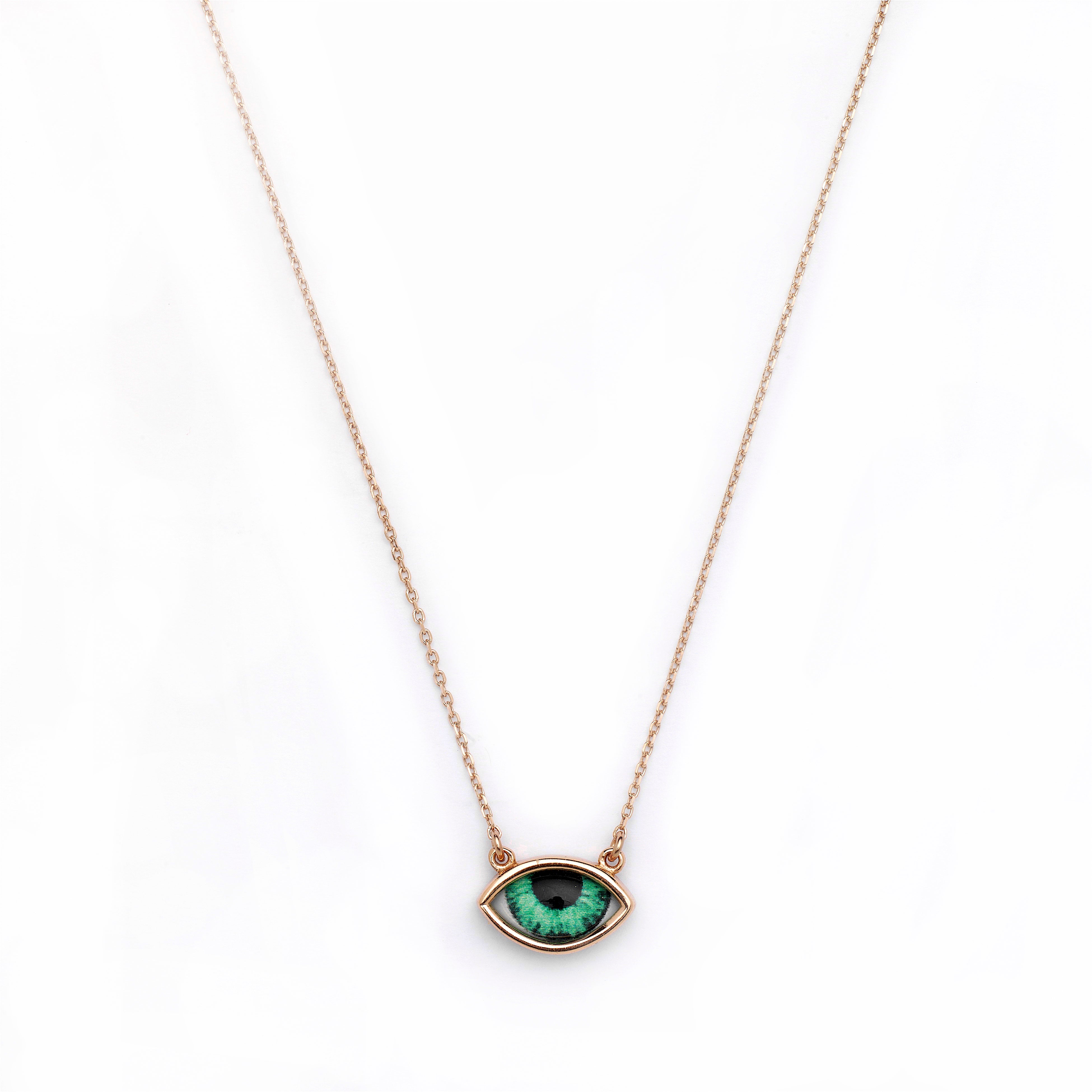 Mikki Green Eye Necklace
