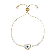 Mother Of Pearl Heart Bracelet