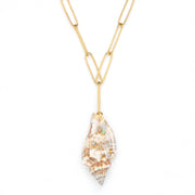 Tulip Seashell Chain Necklace