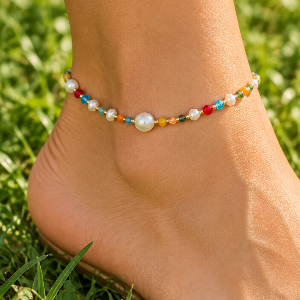 Bailey Freshwater Baroque Pearl Anklet