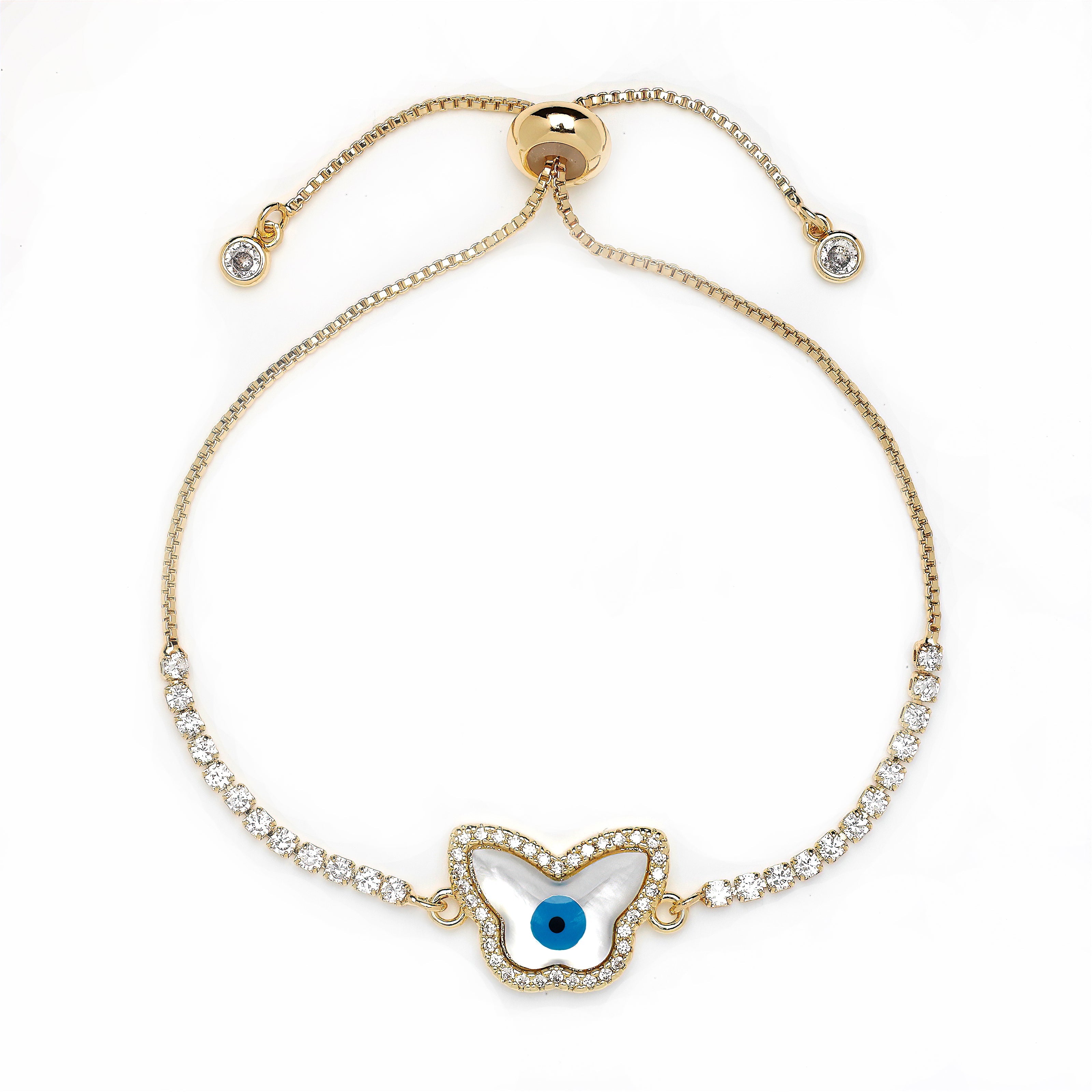 Lux Mother Of Pearl Butterfly Bracelet