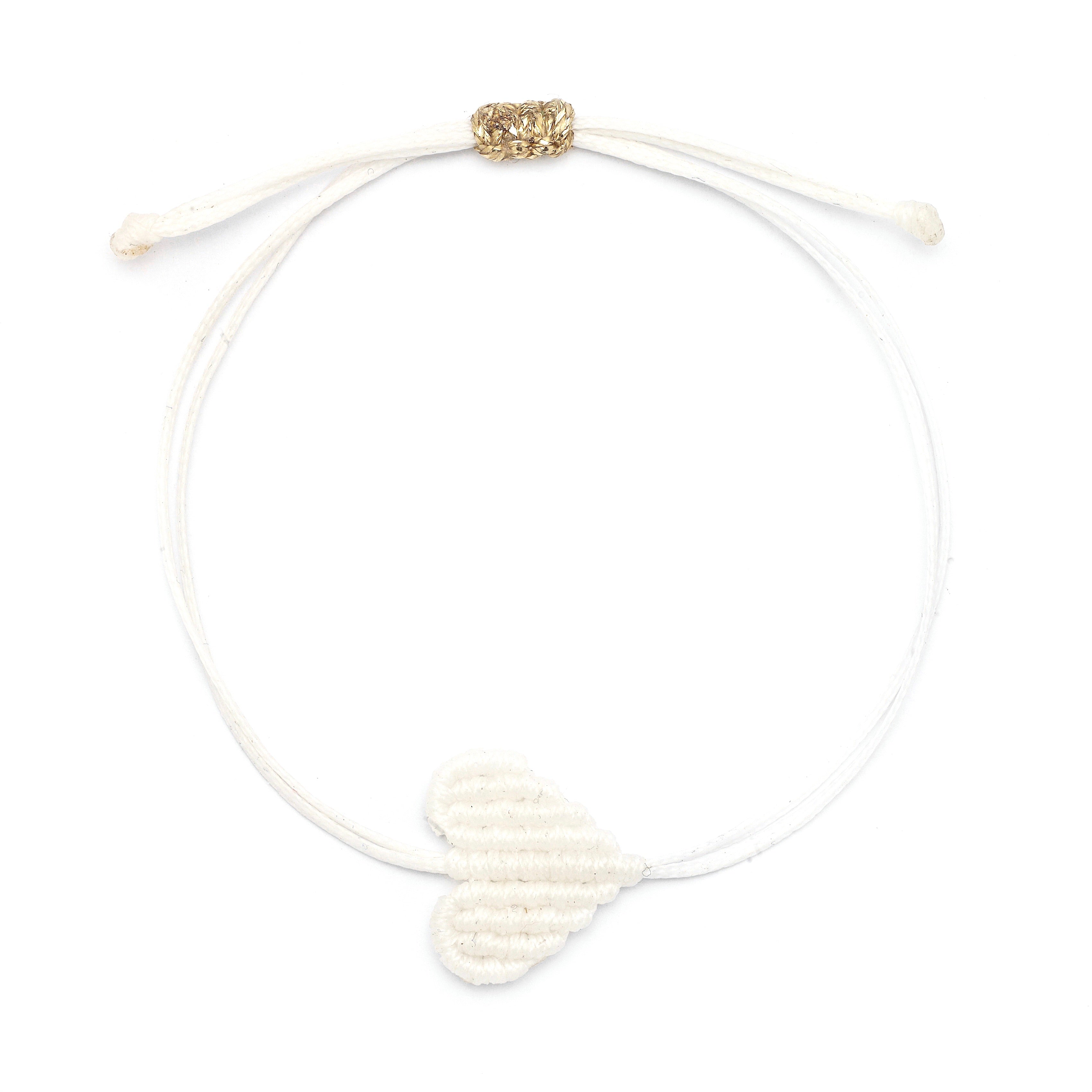 Snowy Heart Bracelet