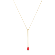 Matches Gold Necklace