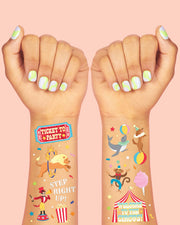 Circus Act Tats - 42 Temporary Tattoos