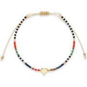 Shai Gold Heart Hematite Bracelet