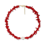 Pearl Coral Choker