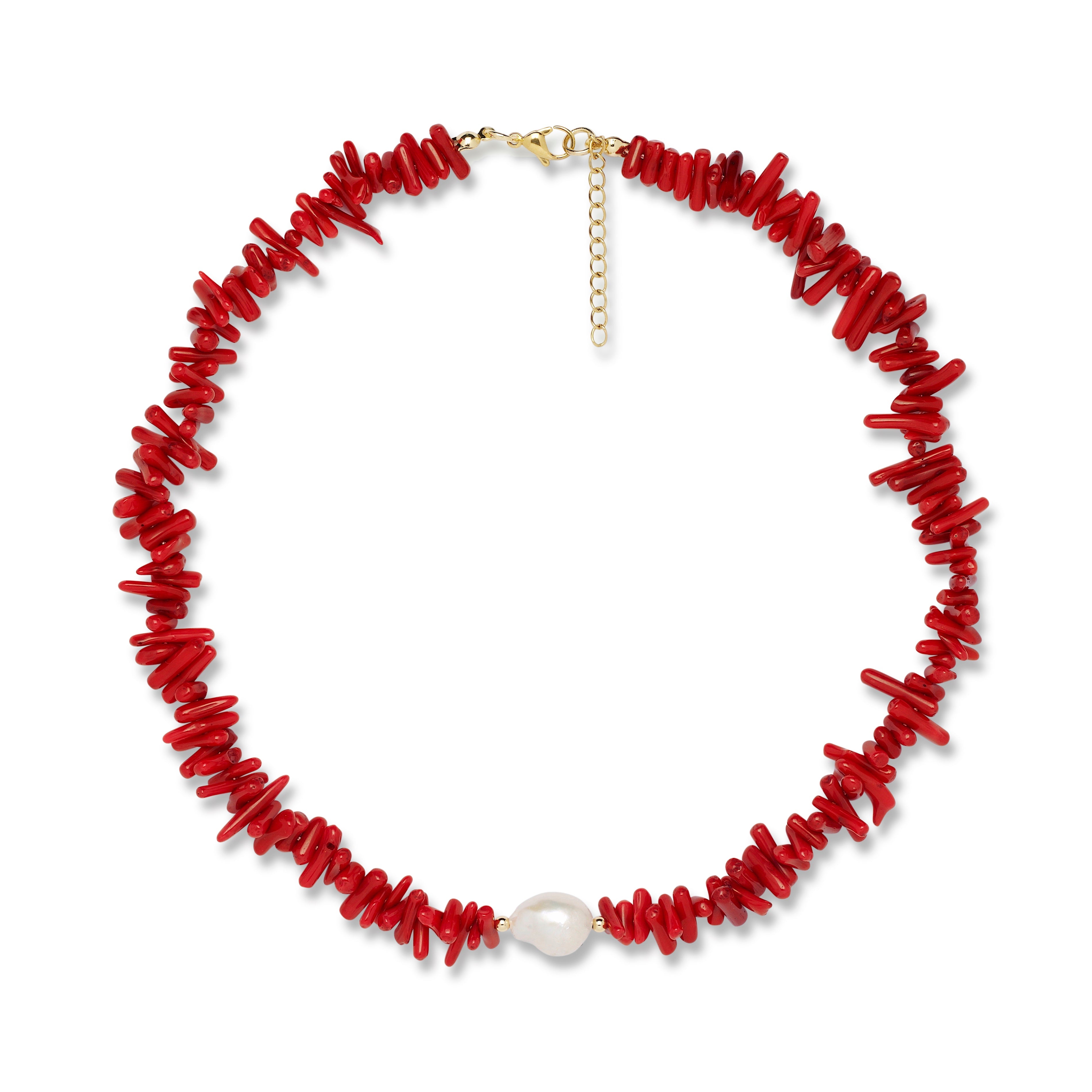 Pearl Coral Choker
