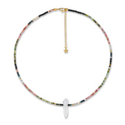 Joella Beaded Crystal Choker