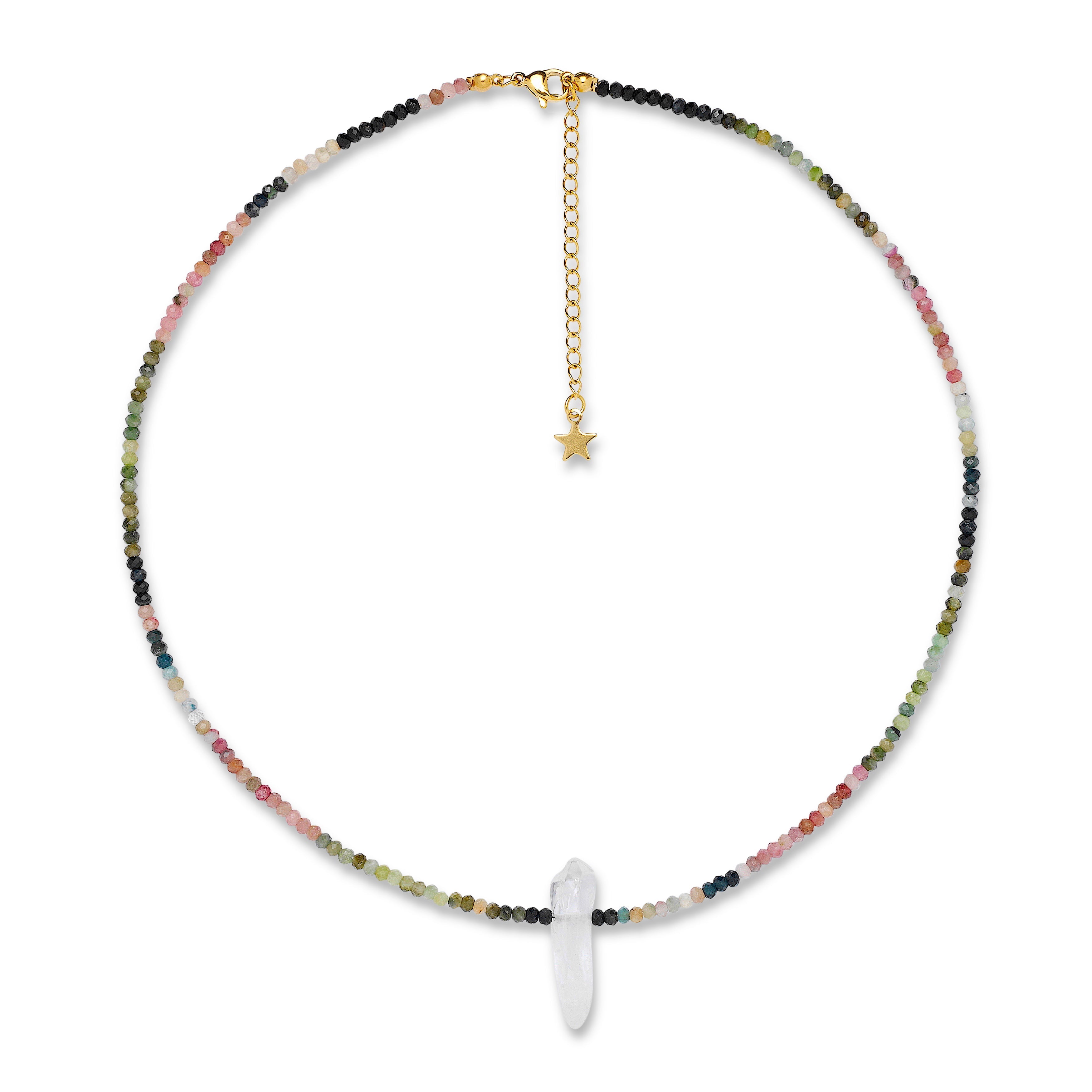 Joella Beaded Crystal Choker