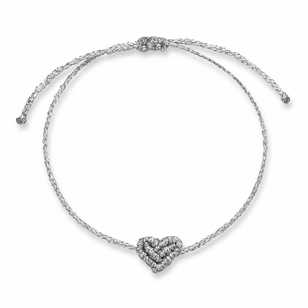 Kids Mini Metallic Heart Bracelet