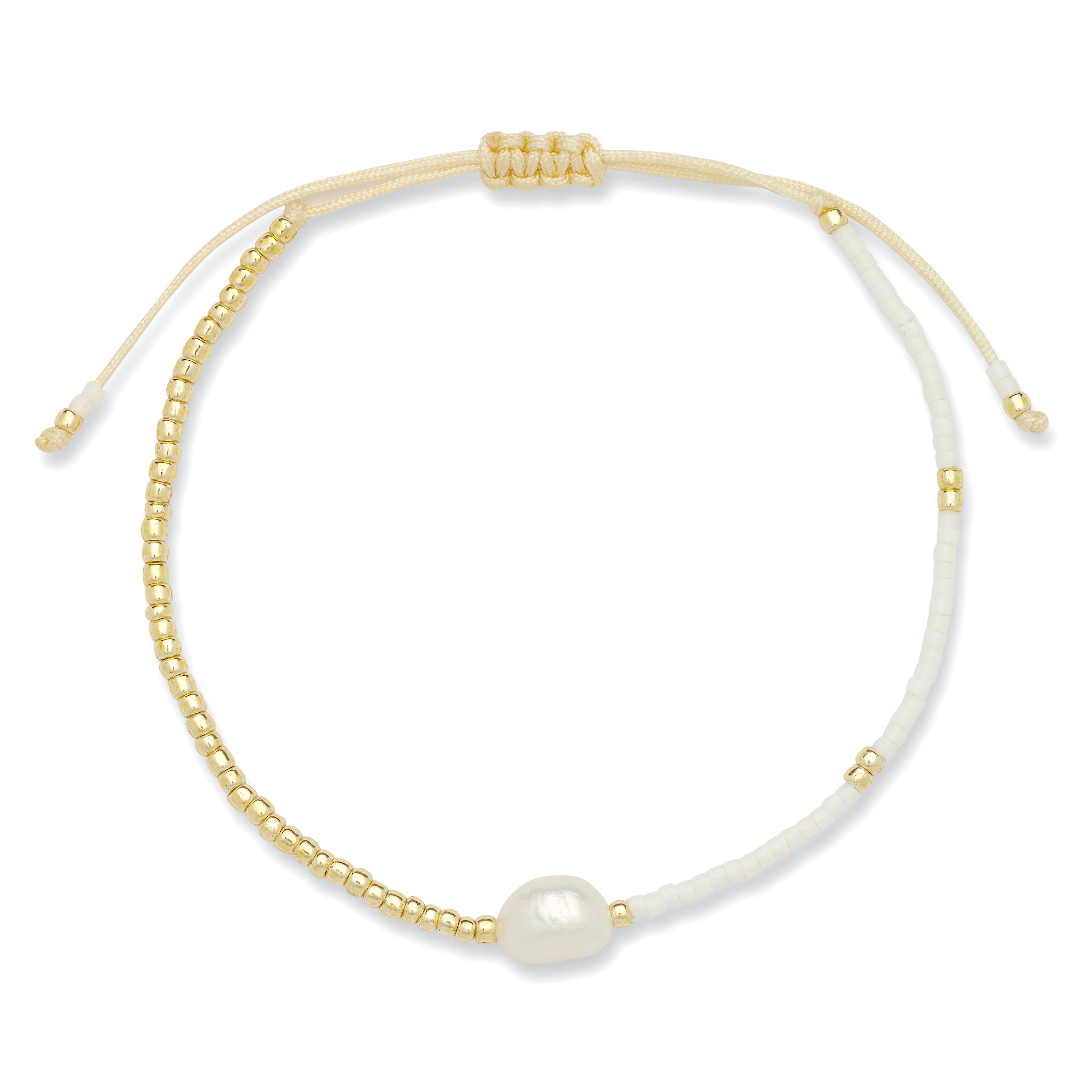 Carolyn Pearl Beaded Bracelet