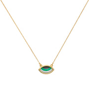 Malaysia Green Eye Necklace