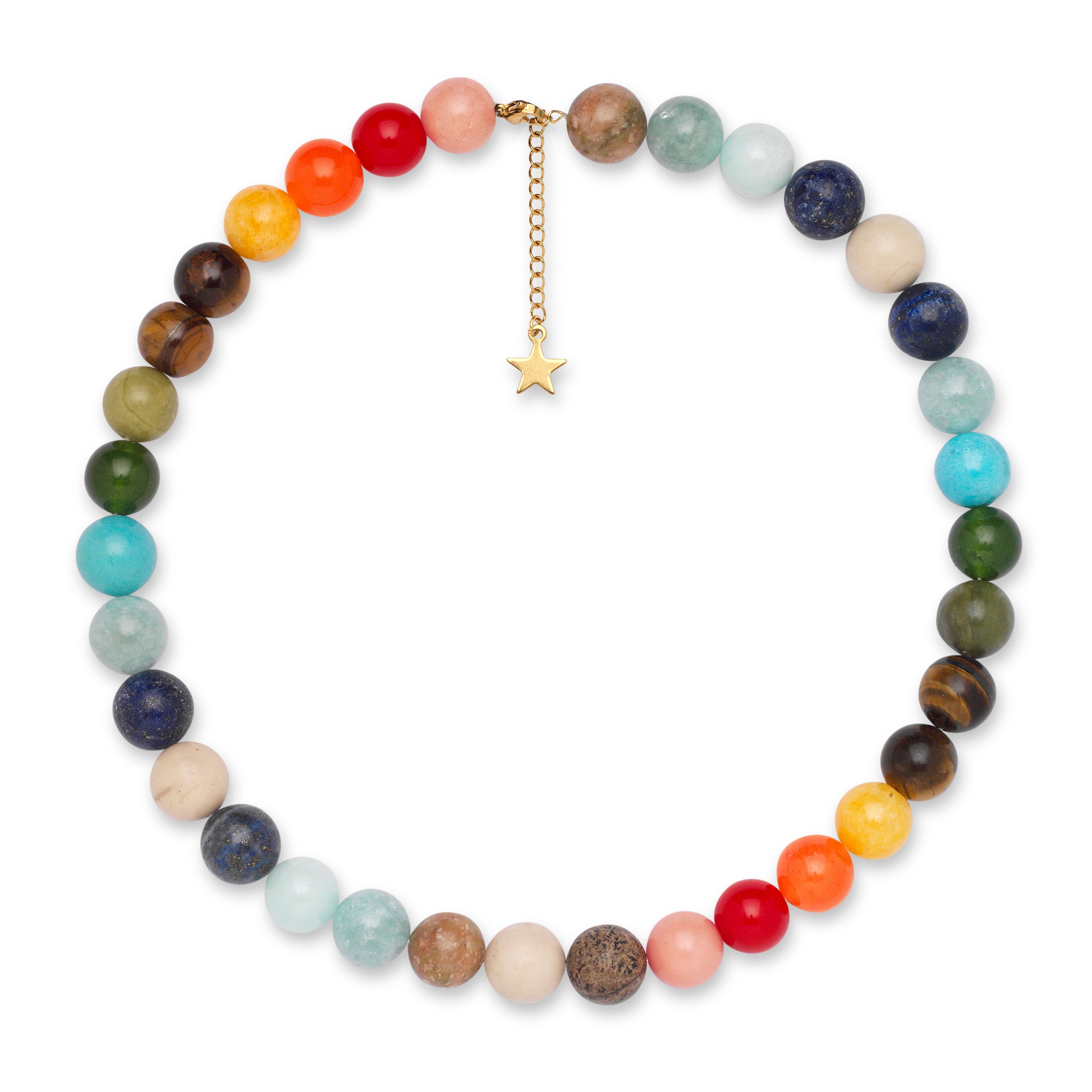 Delaney Precious Stone Necklace