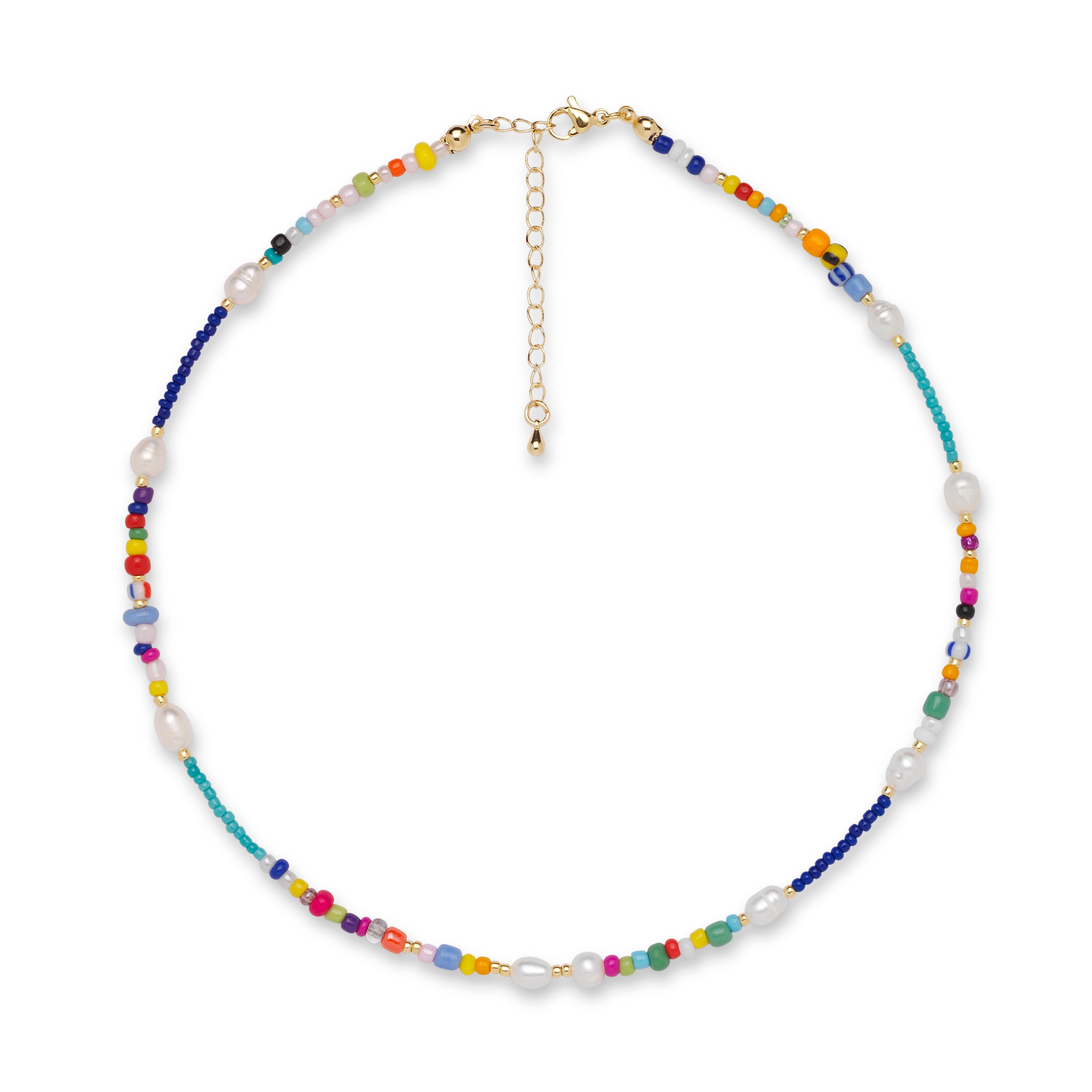 Brooke Pearl Beaded Choker