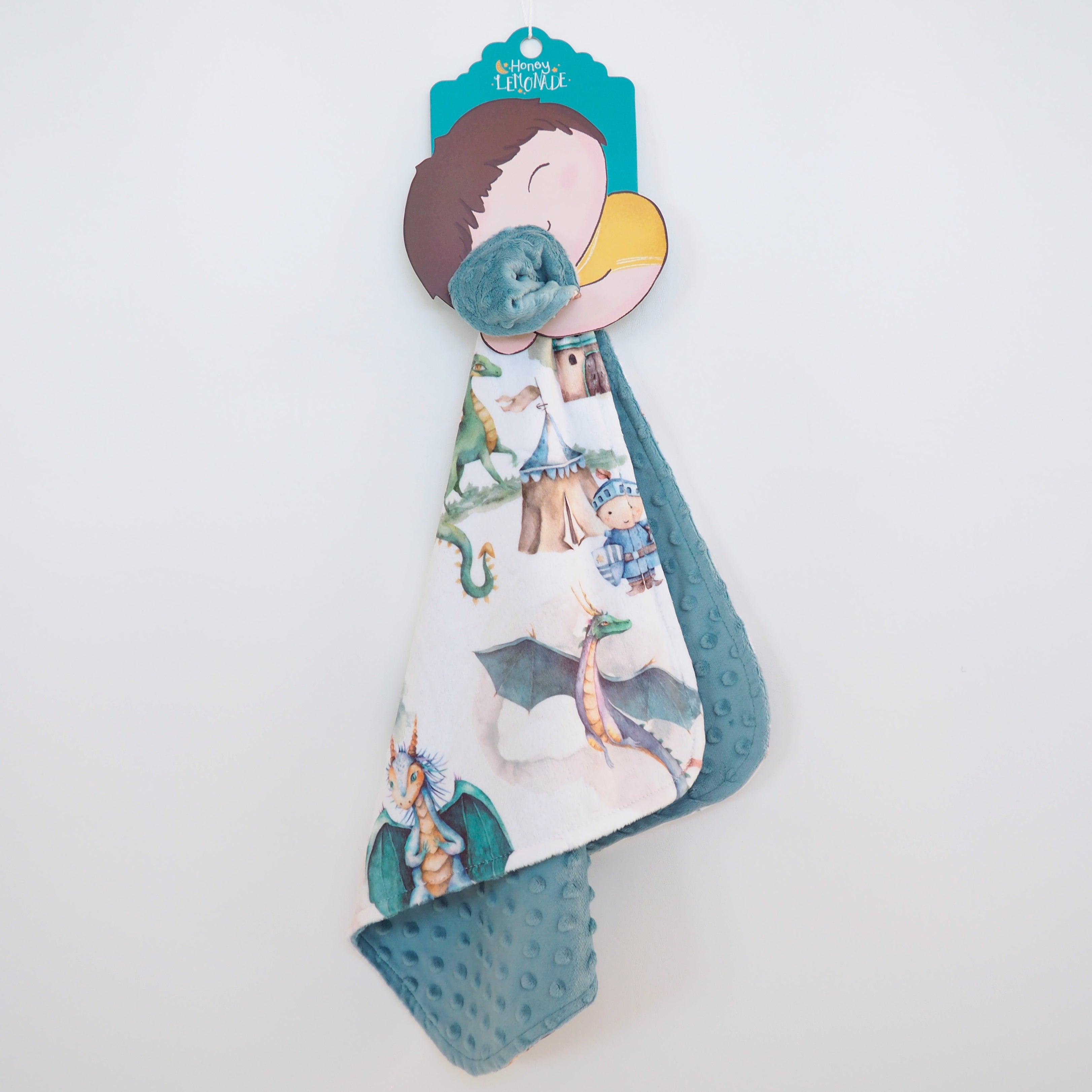 Mini Minky Blanket Dragons & Knights