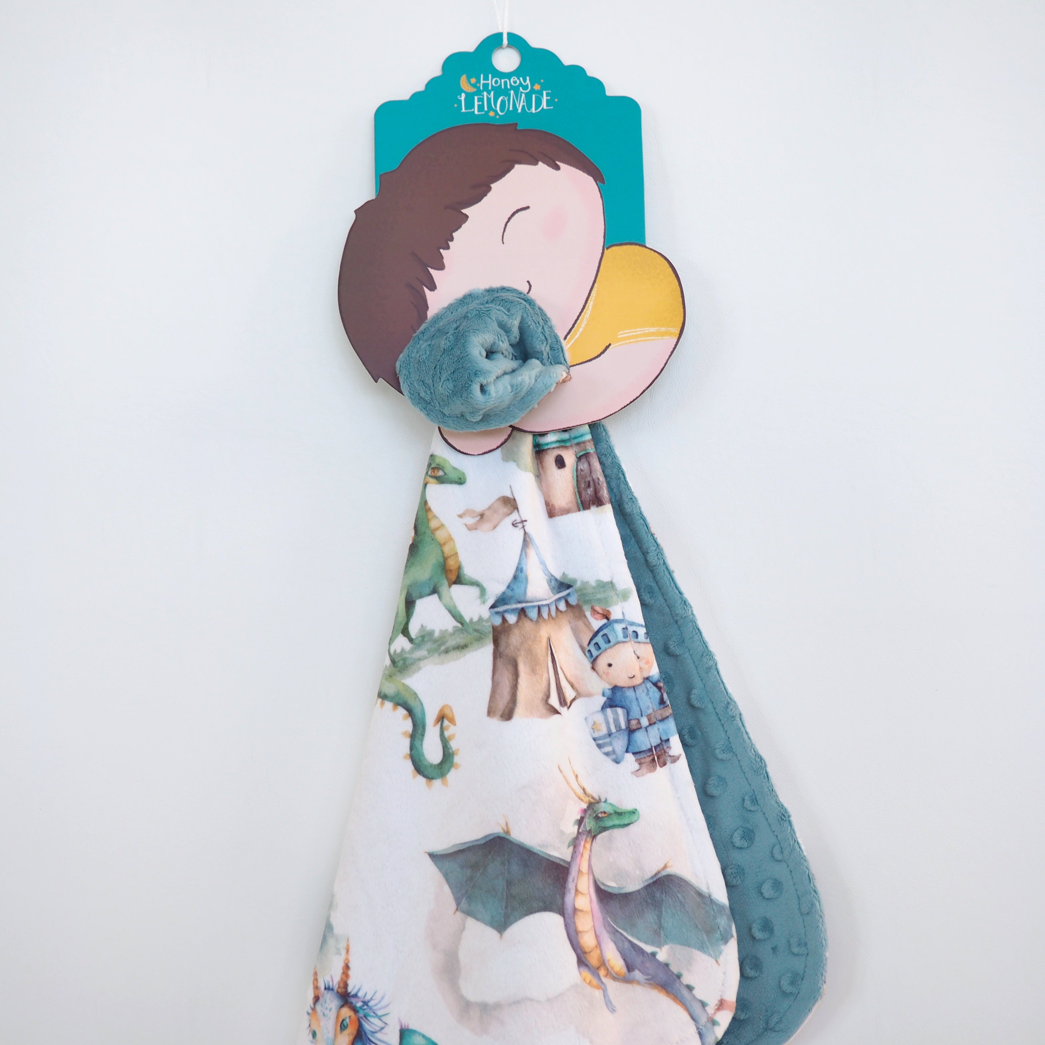 Mini Minky Blanket Dragons & Knights