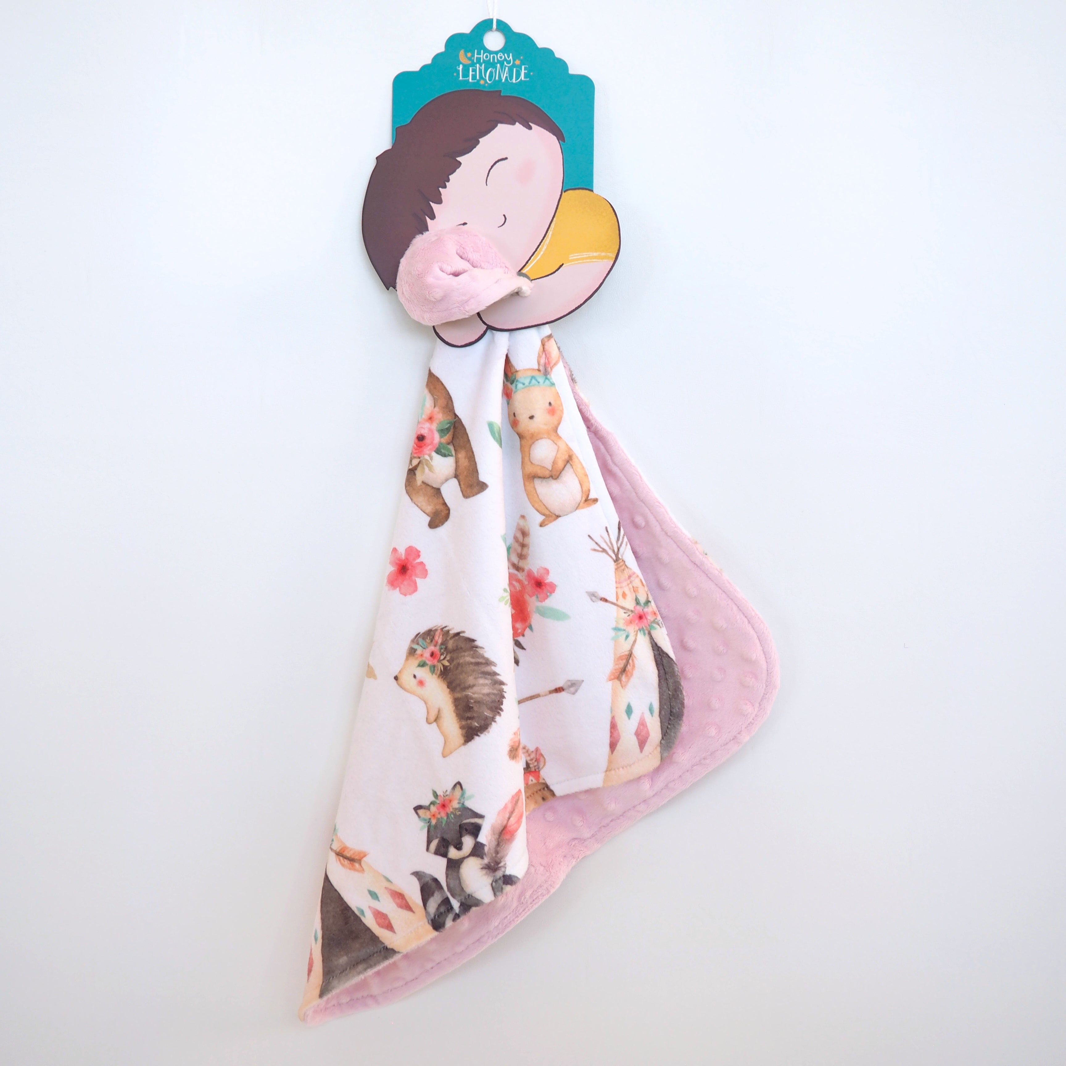 Mini Minky Blanket Woodland Tribe
