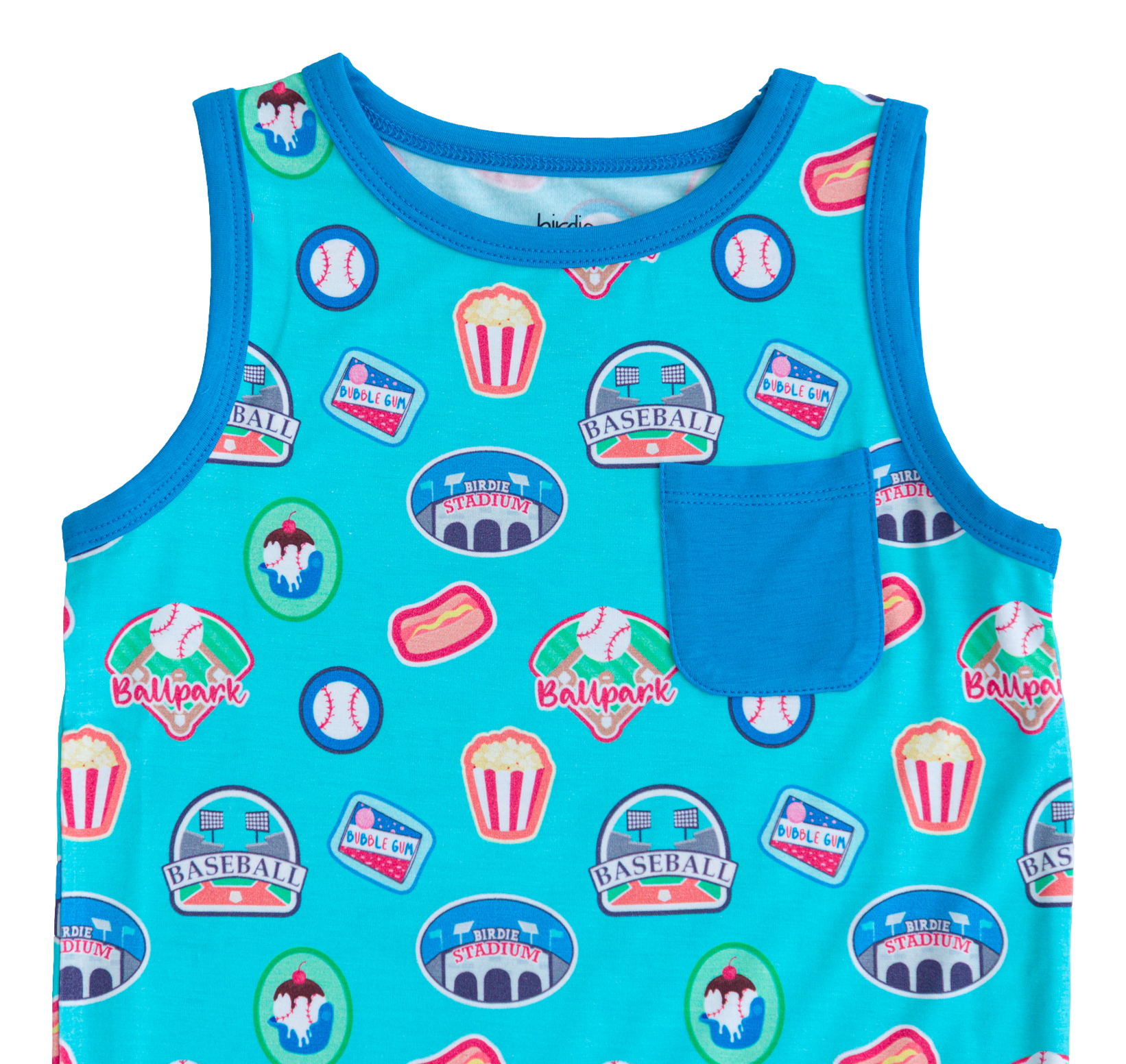 Baseball Patches Pocket Tank