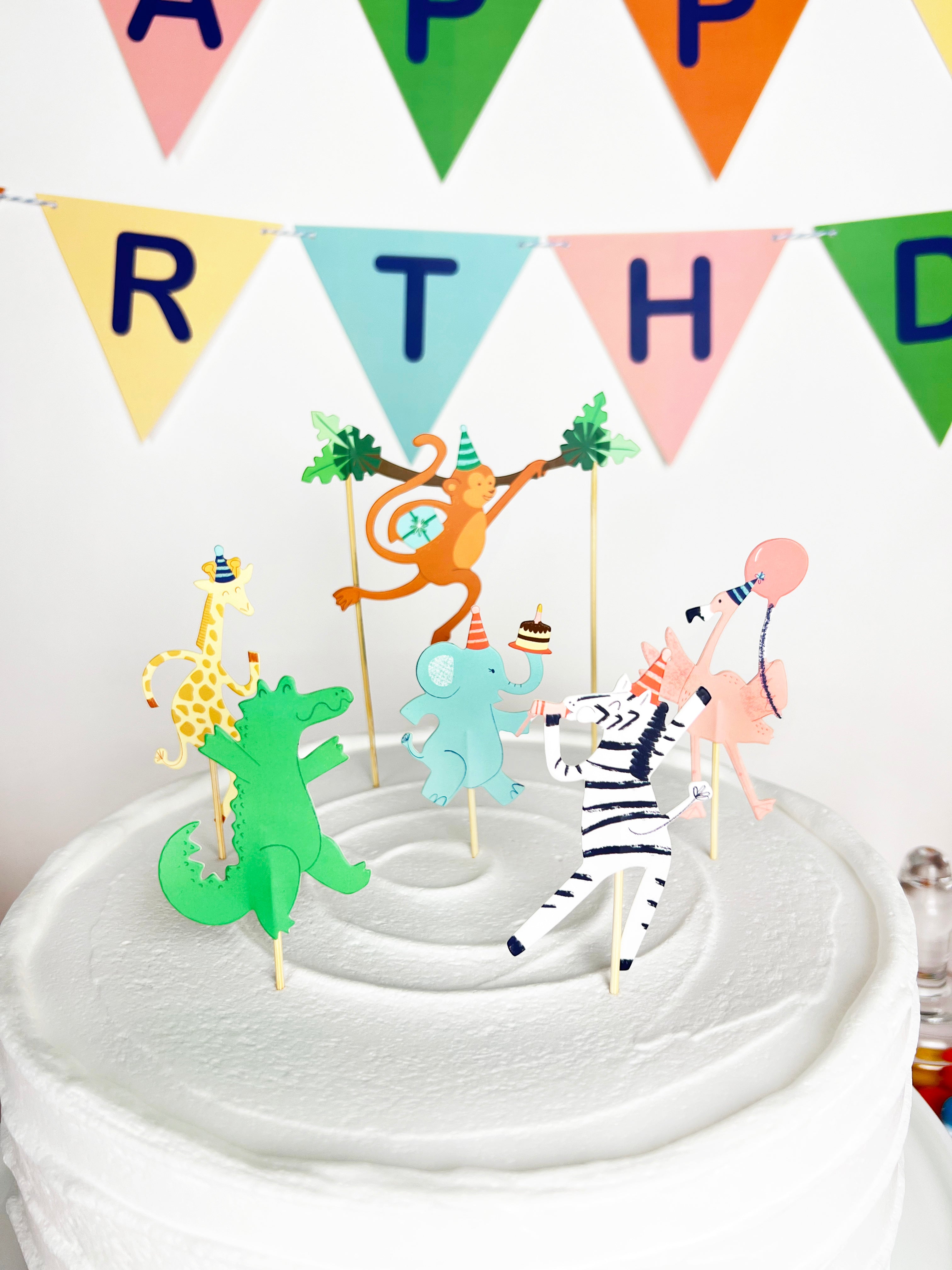 Party Animals - Cupcake Toppers & Wrappers, 12 Ct