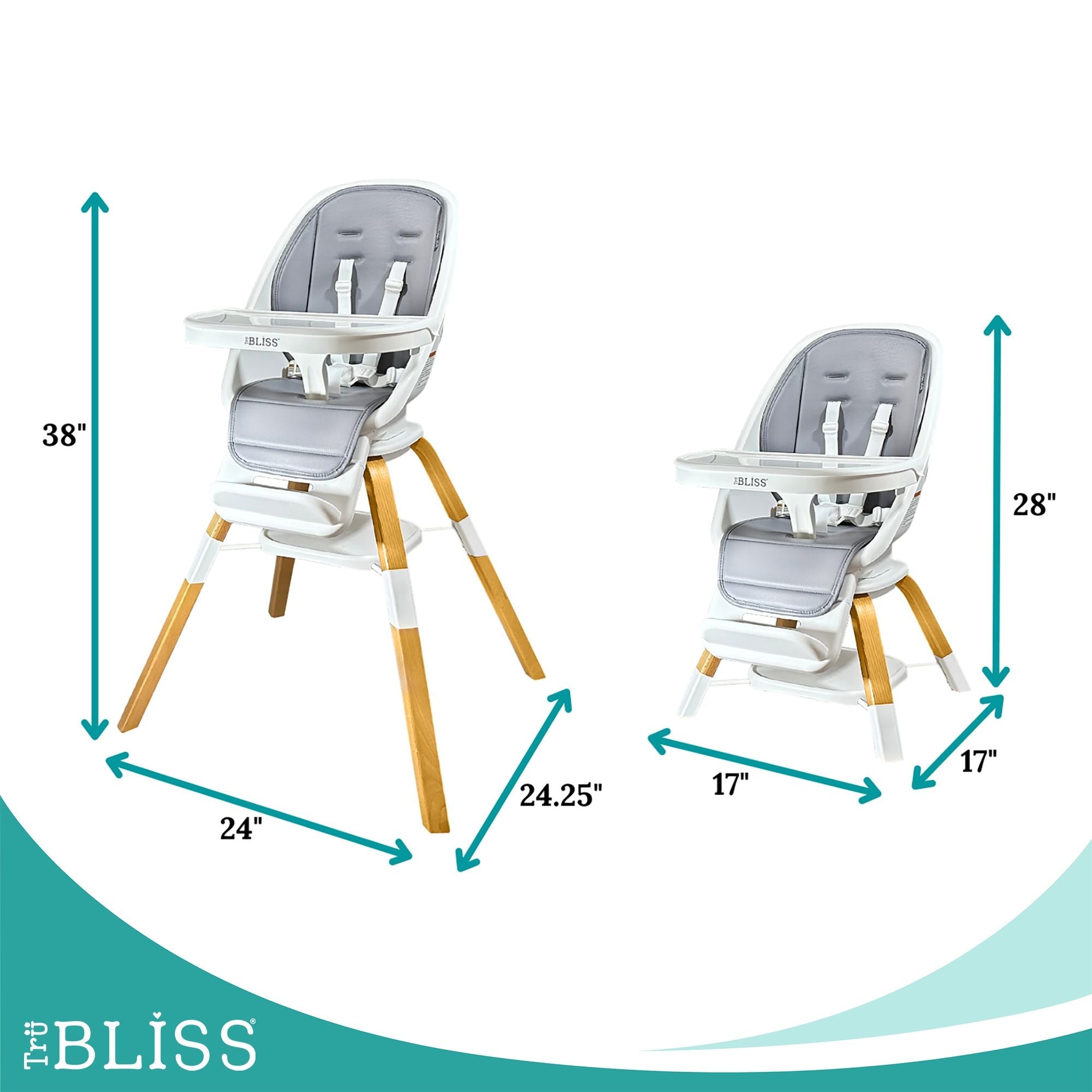 Trubliss Turn-a-tot Highchair