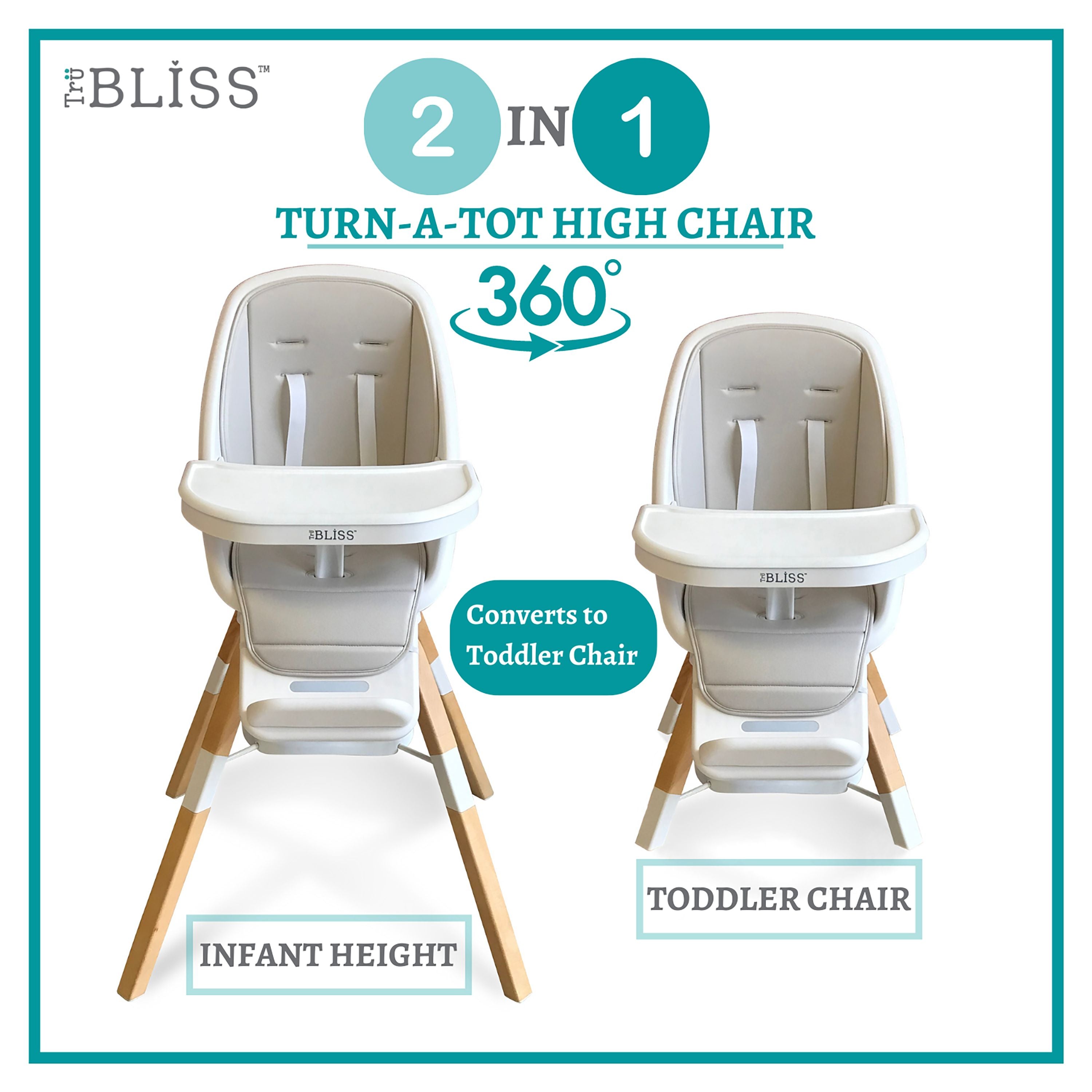 Trubliss Turn-a-tot Highchair