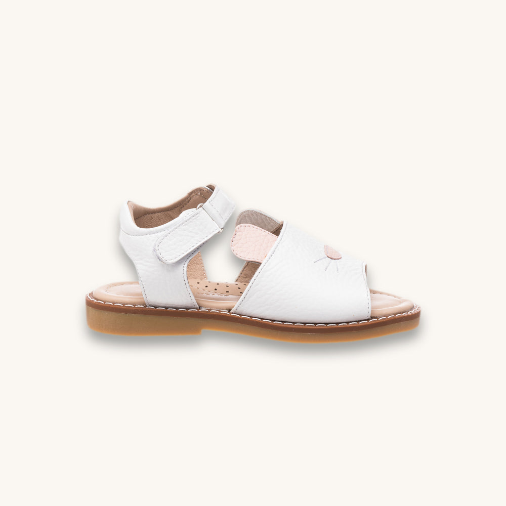 Bunny Sandal White