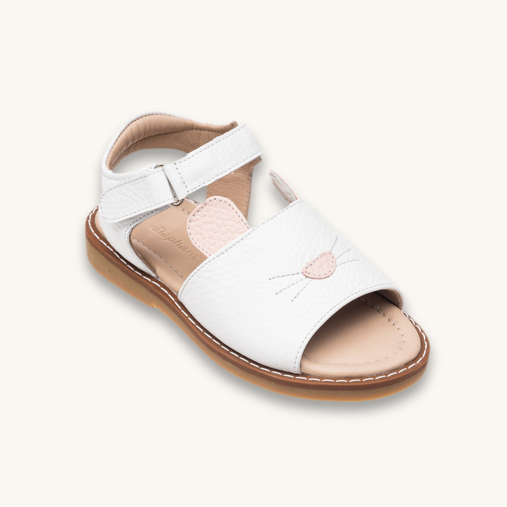 Bunny Sandal White