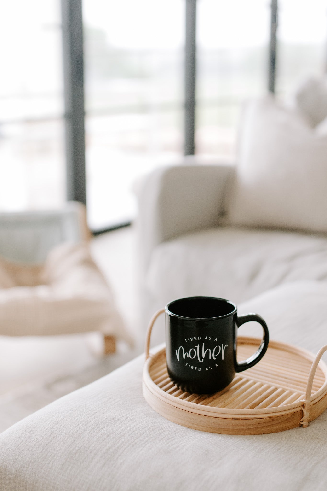 Strong/tired As A Mother Dual Sided Mug - New