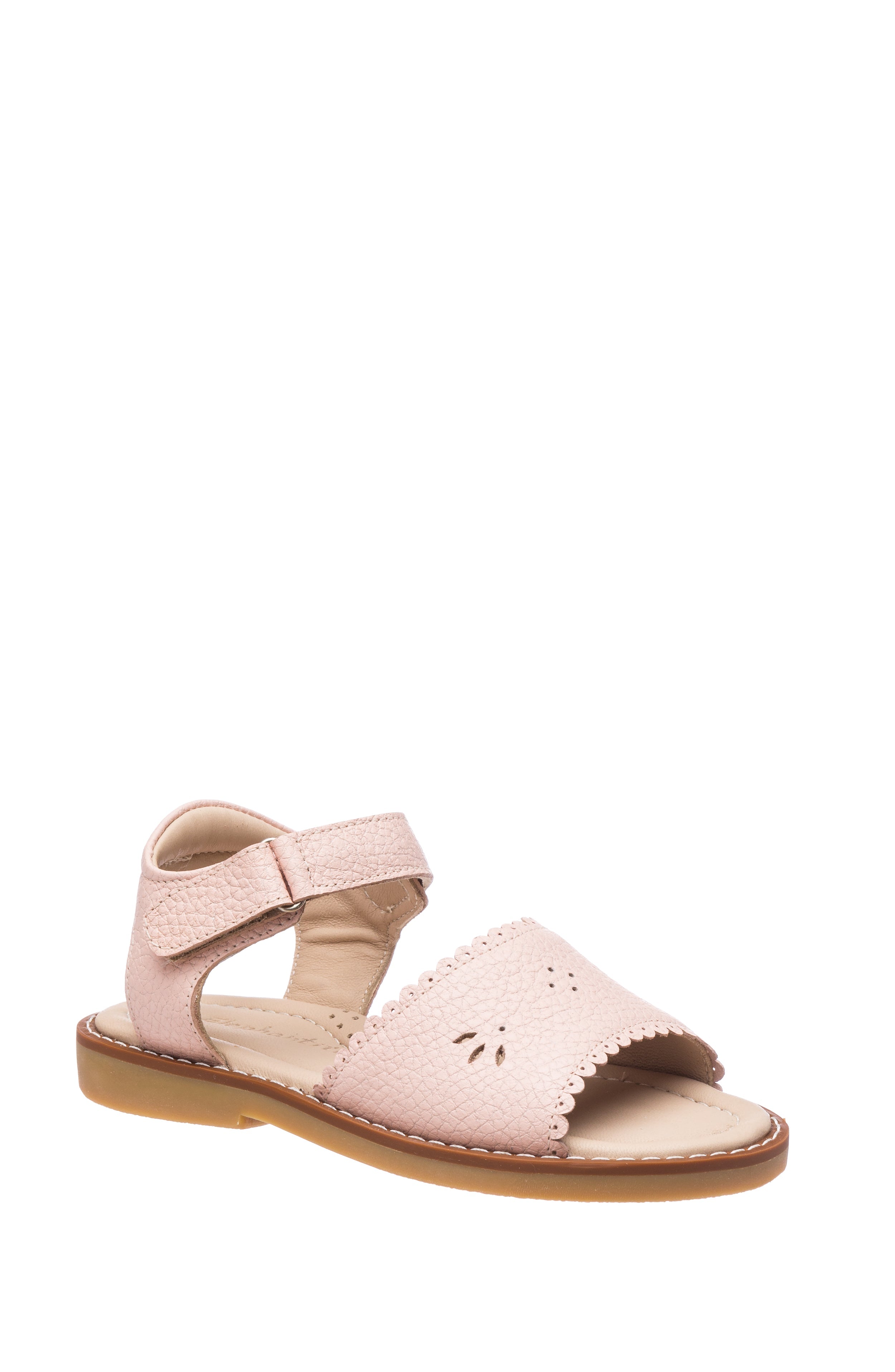 Classic Sandal With Scallop Pink