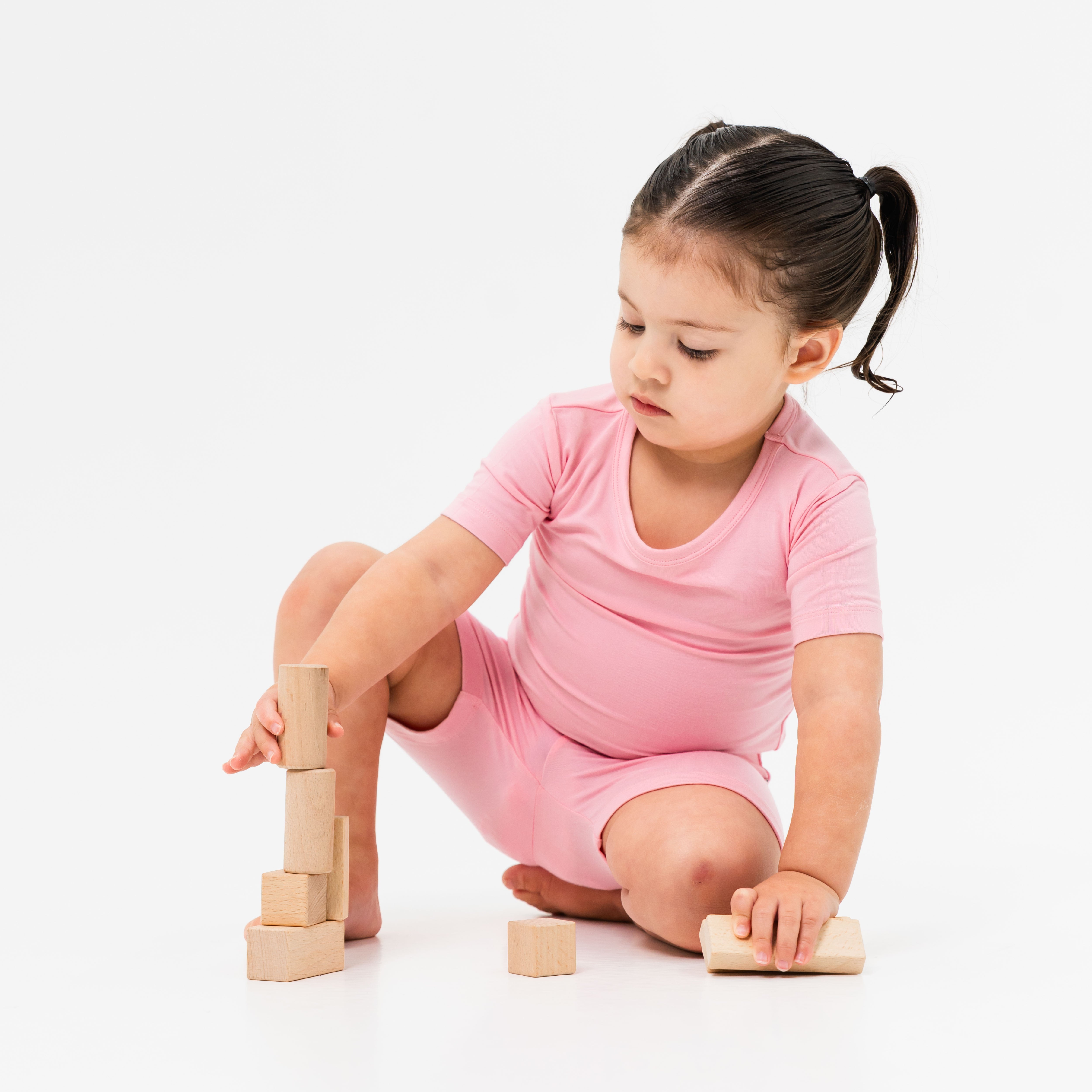 Pink Blossom Short Sleeve Pajamas