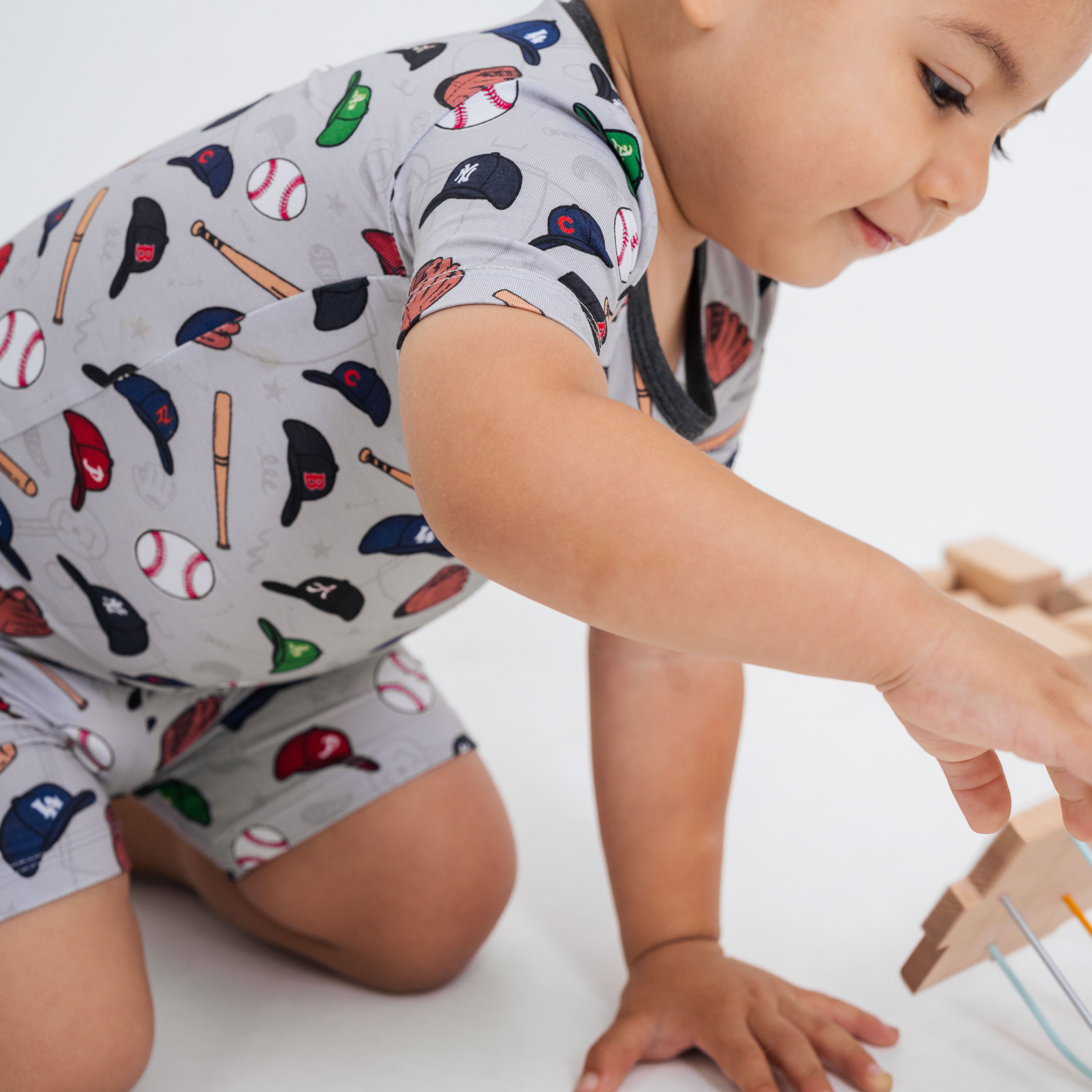 Major League Buddies Short Sleeve Pajamas