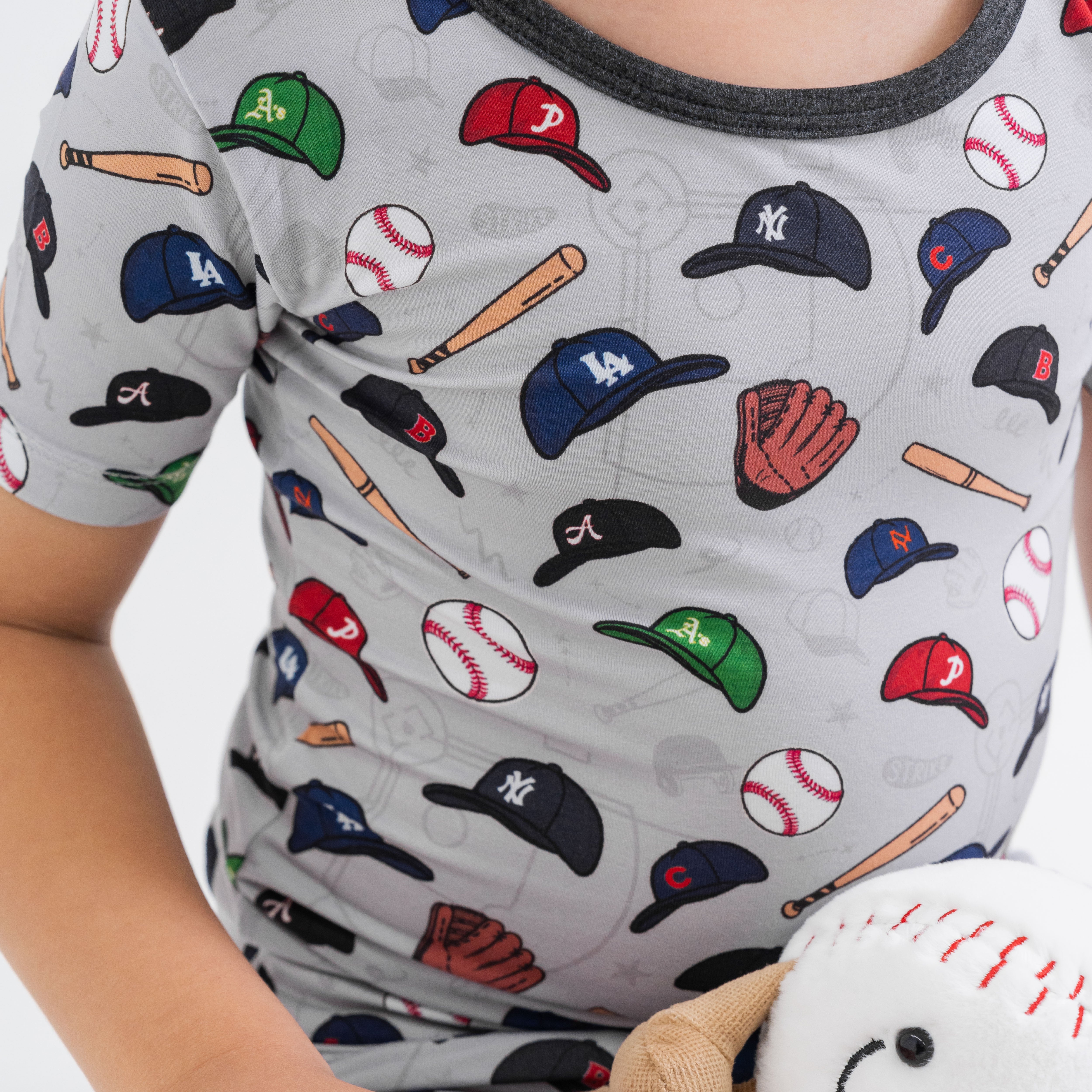 Major League Buddies Short Sleeve Pajamas
