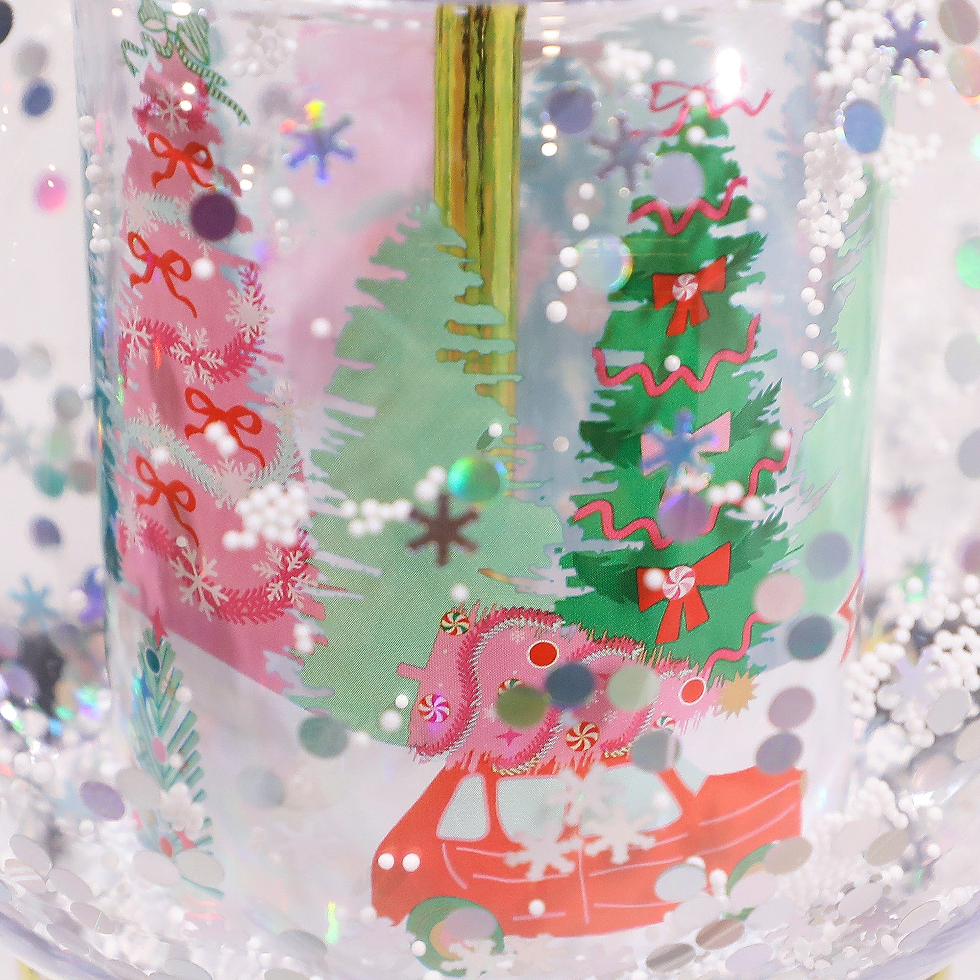 Holiday Snow Globe Sipper (christmas Cup)