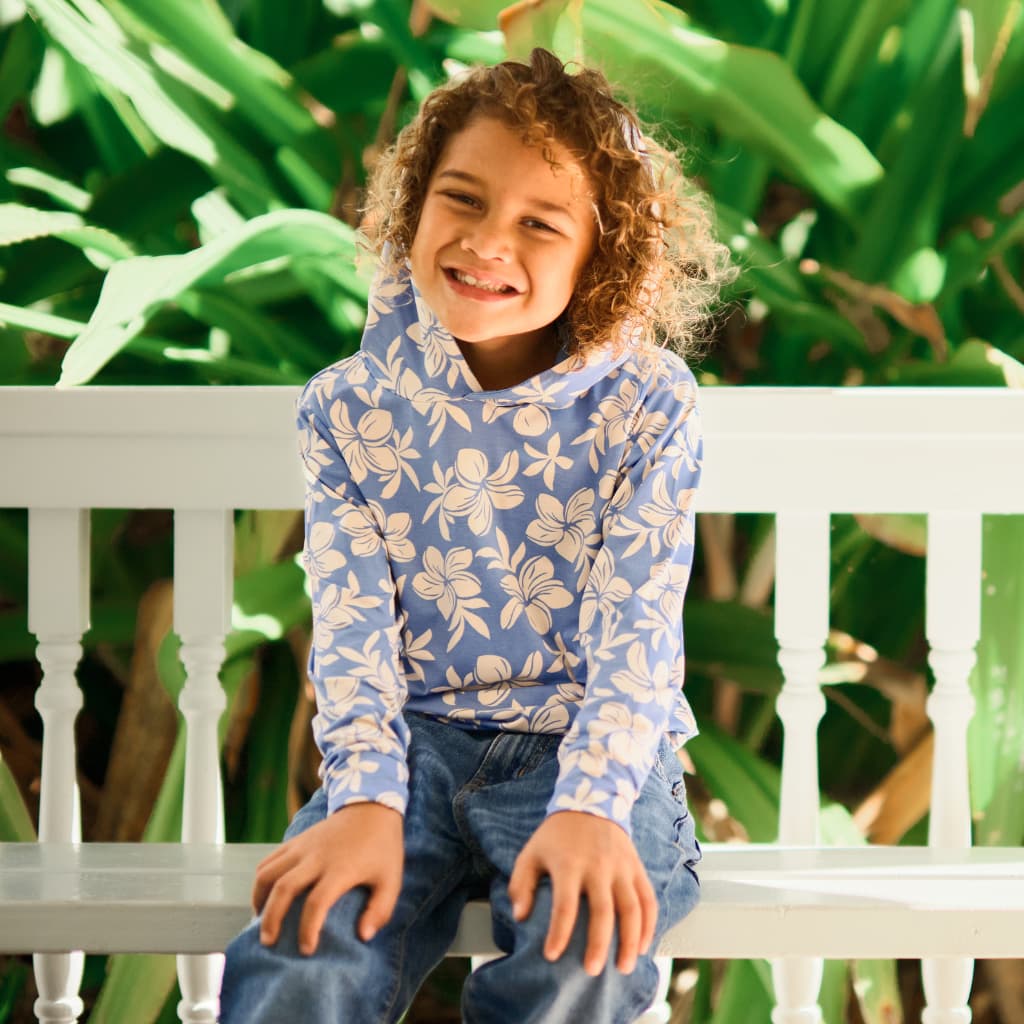 Plumeria Dreams Bamboo Hoodie