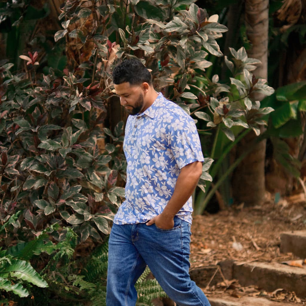Plumeria Dreams Men's Polo Shirt
