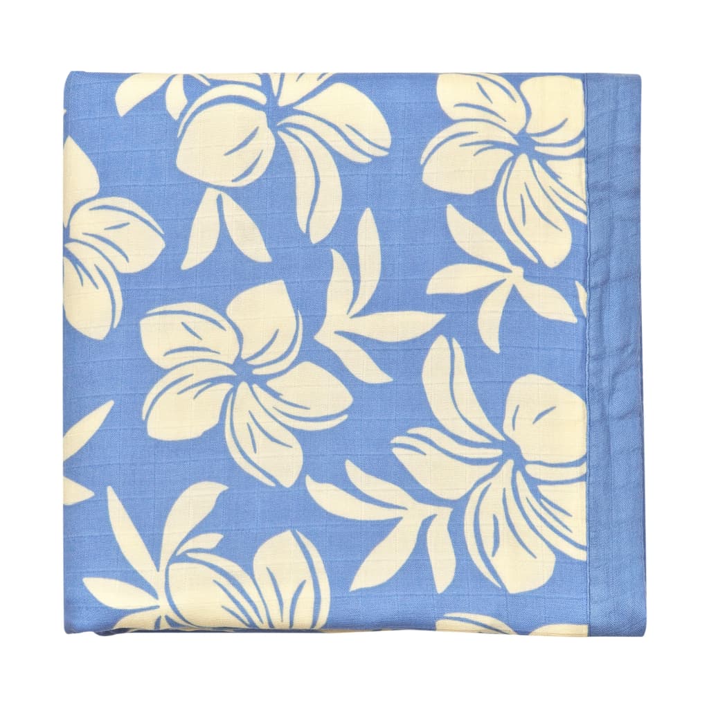 Plumeria Dreams Baby Quilt