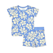 Plumeria Dreams Short Bamboo Pajamas